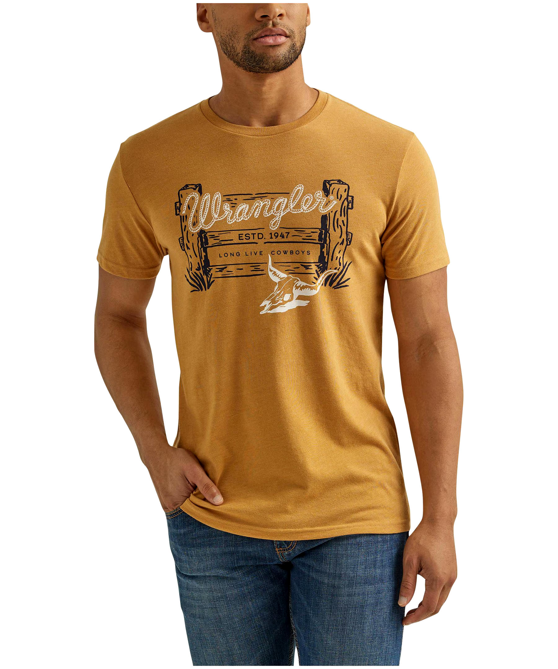 Wrangler Men's Graphic Short Sleeve T Shirt