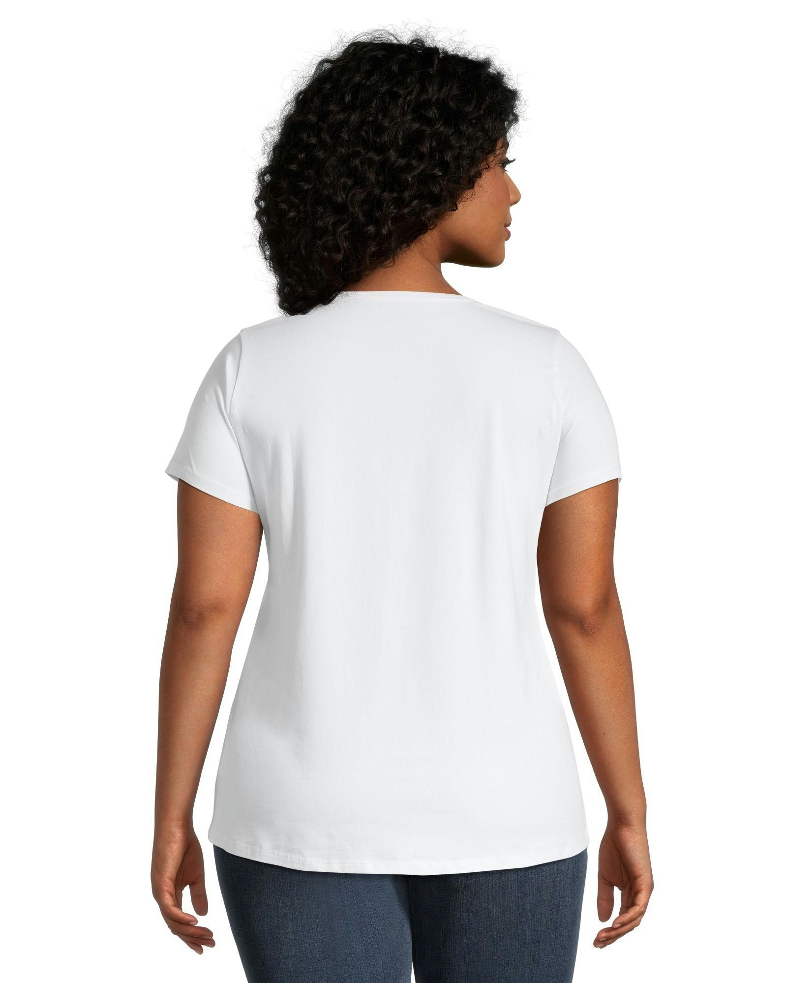 Denver Hayes Women's Semi-Fitted V-Neck T Shirt