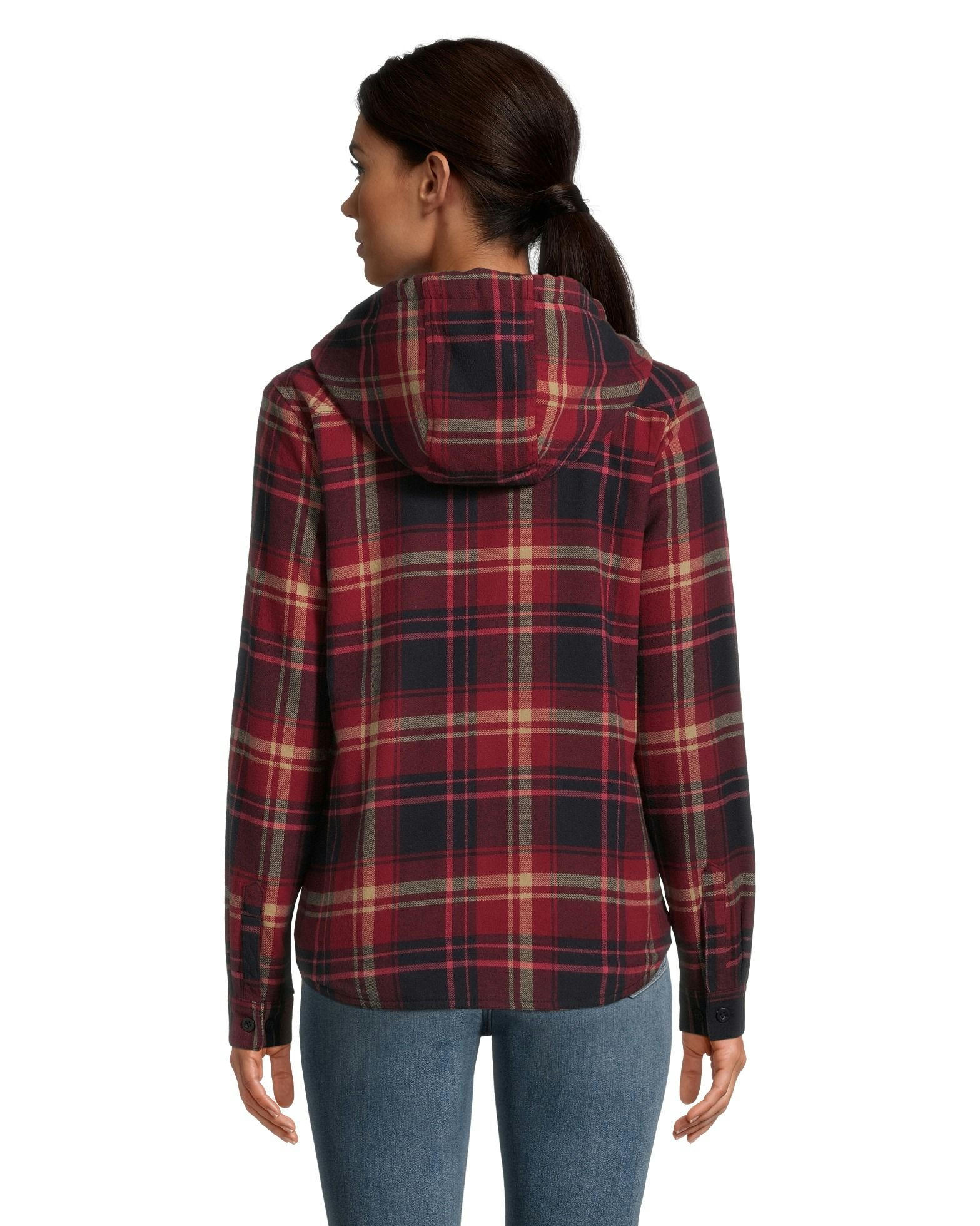Tough Duck Women's Plush Pile-Lined Flannel Jacket