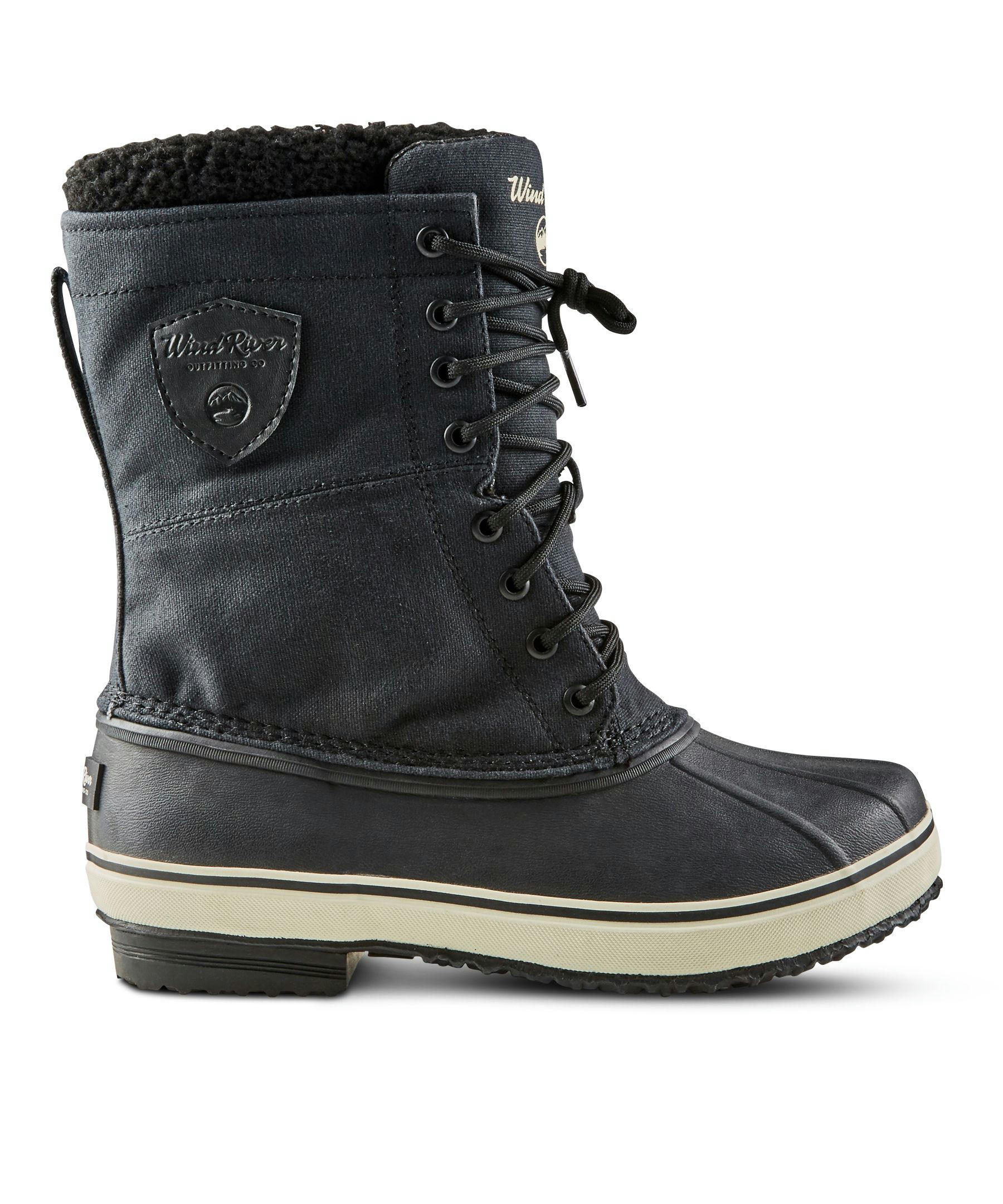 WindRiver Men's Pelee T-Max Insulated Winter Boots - Black