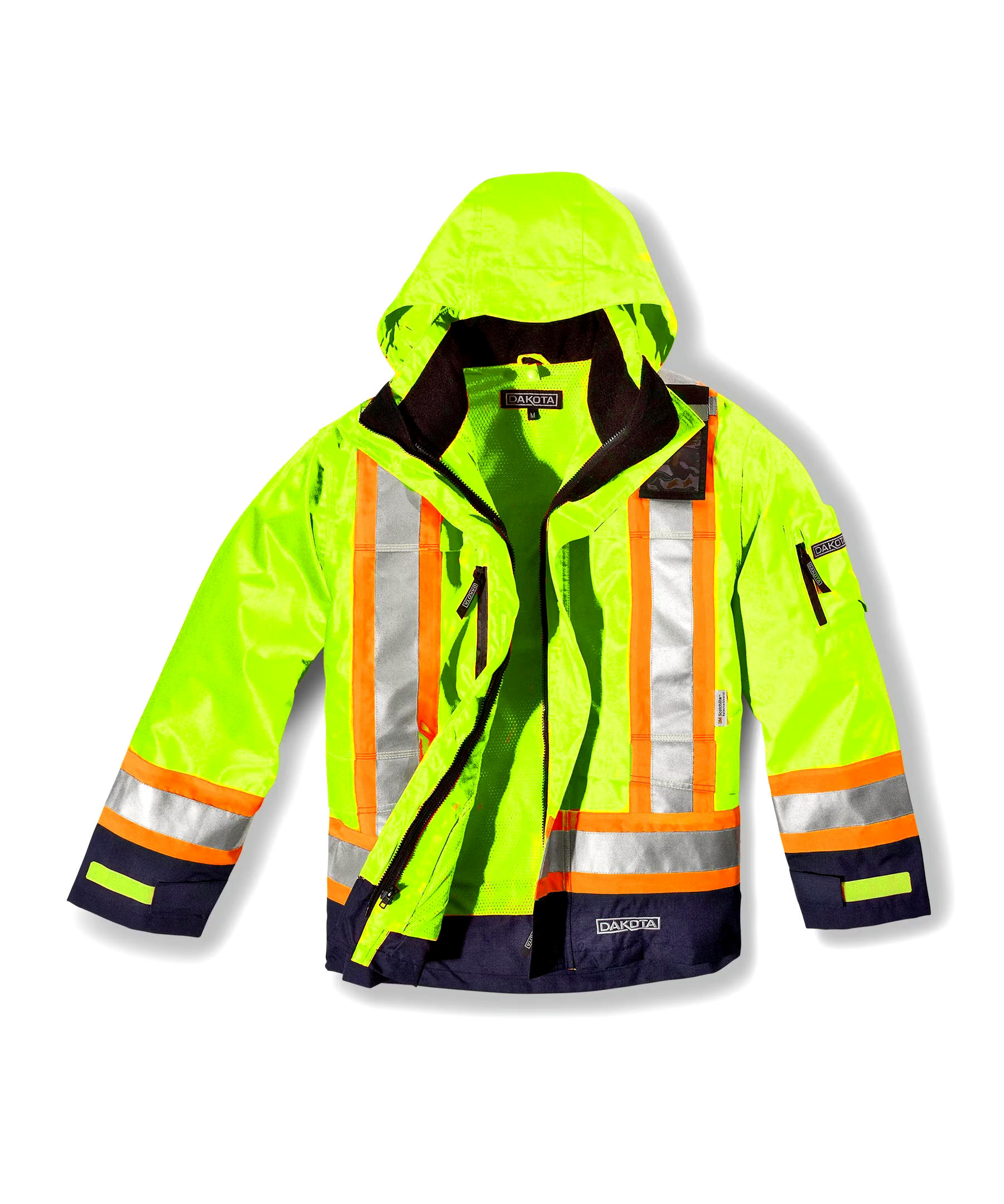 Dakota WorkPro Series Men's 3 in 1 Hi Vis Hyper-Dri 3 Waterproof T Max Jacket