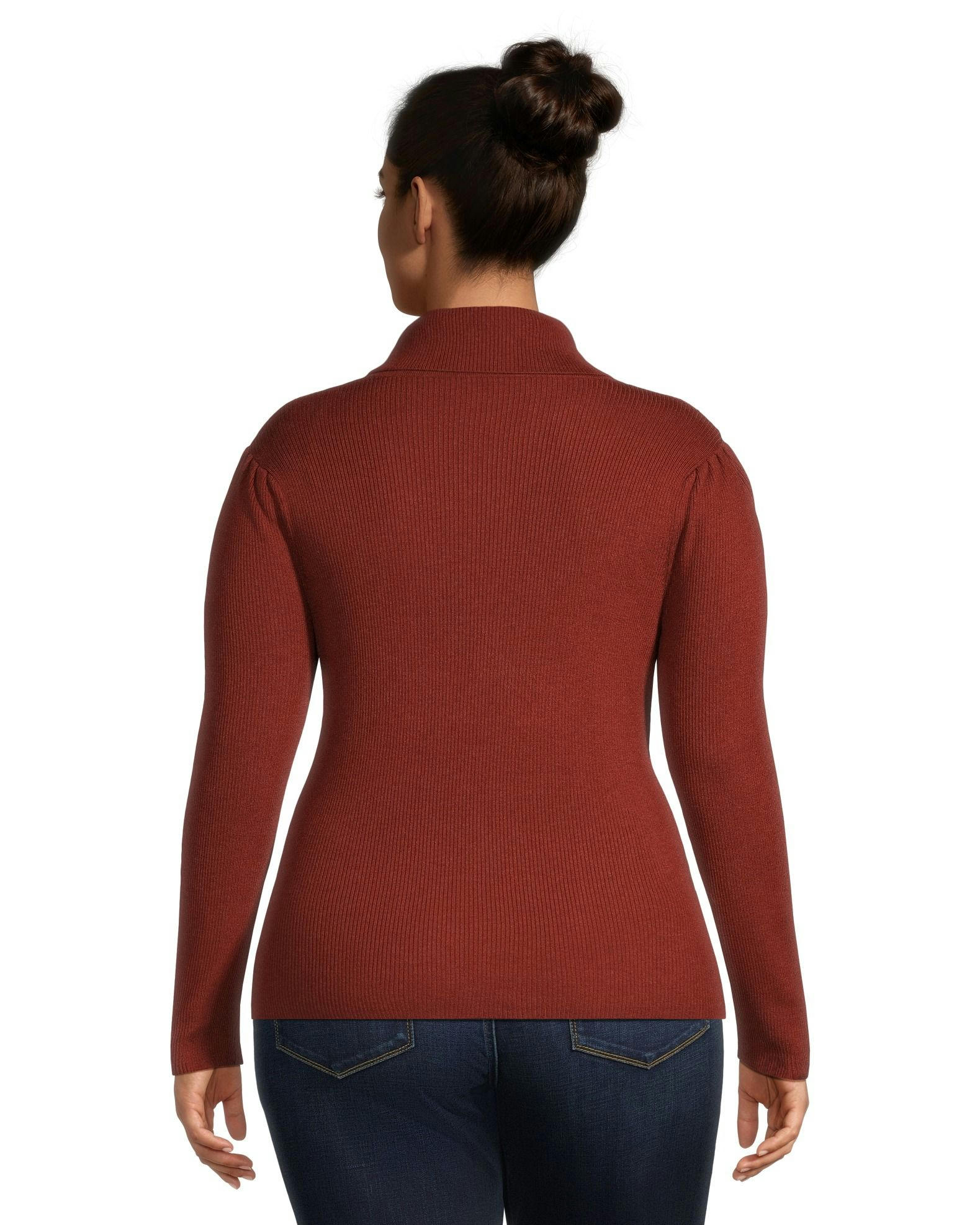 Denver Hayes Women's Fitted Ribbed Turtleneck