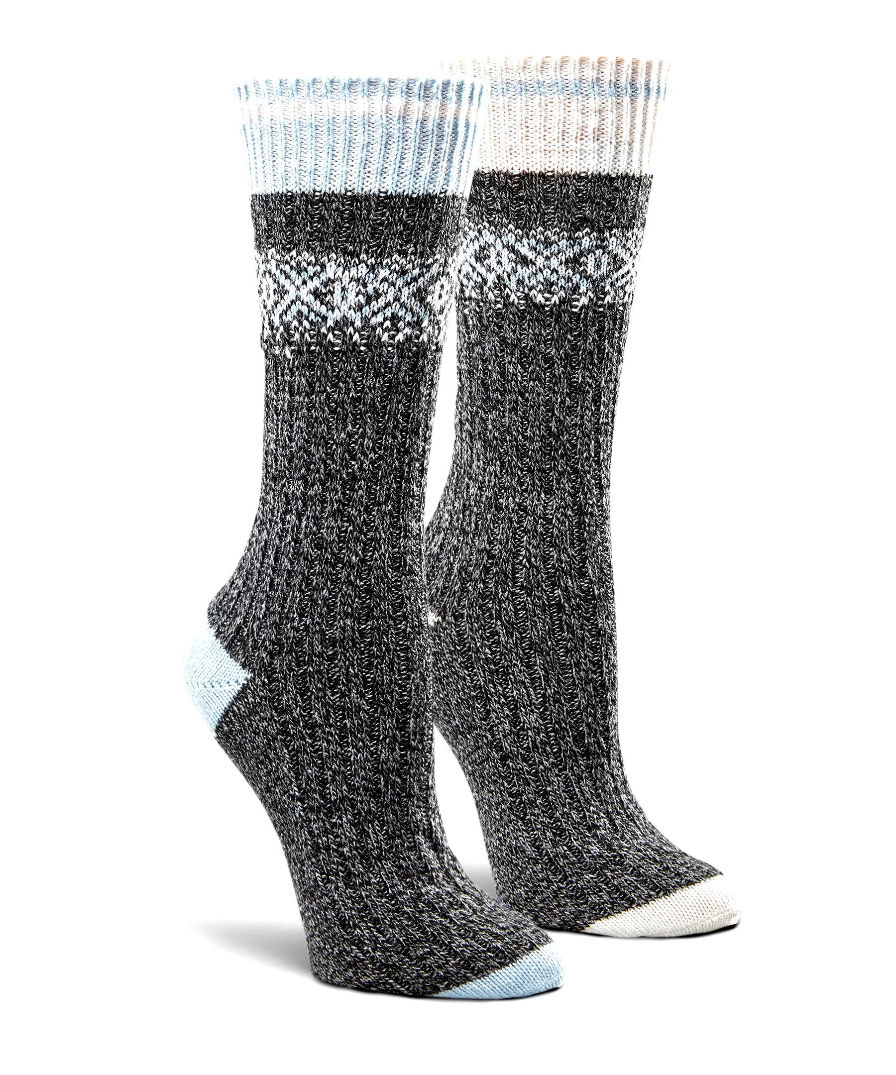 WindRiver Women's 2 Pack Quad Comfort Outdoor Casual Collegiate Crew Socks