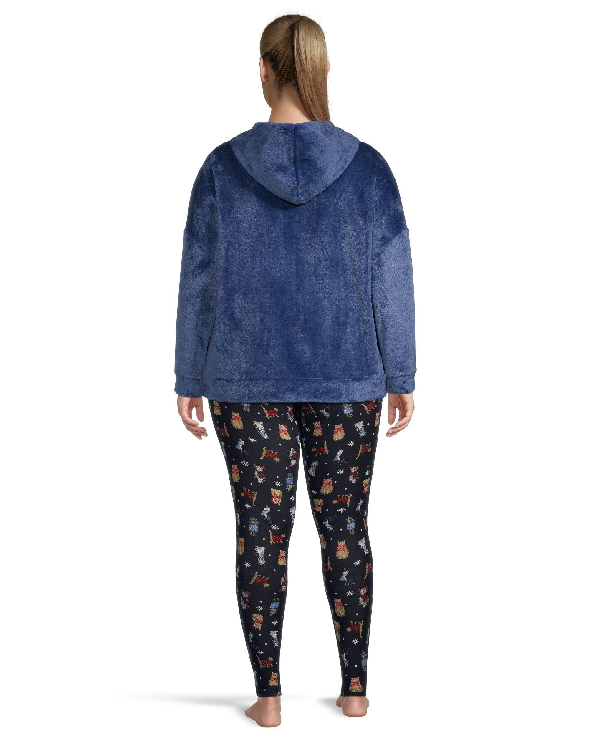 Denver Hayes Women's Holiday Print Lounge Leggings