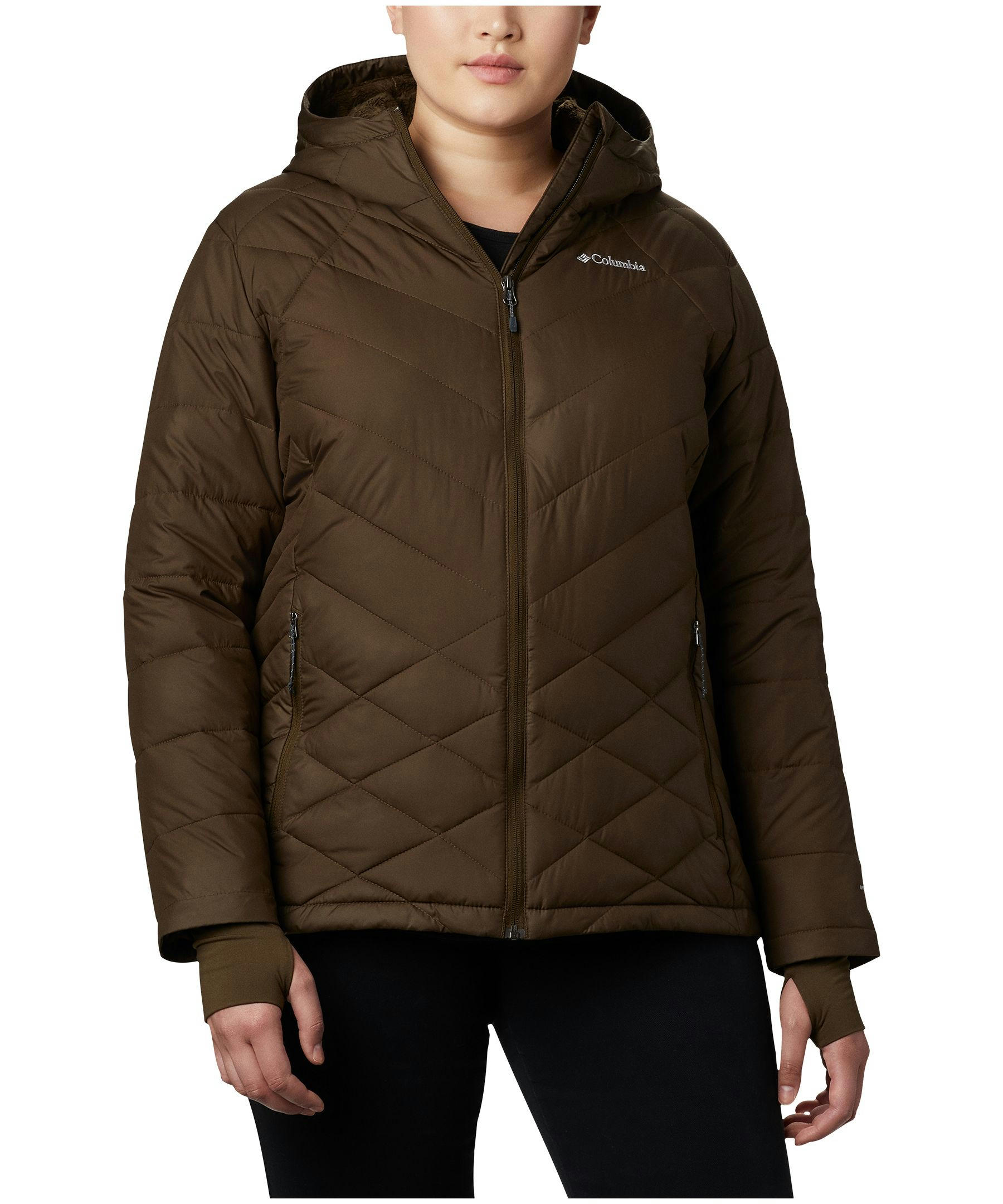 Columbia Women's Heavenly Omni-Heat Water Resistant Insulated Hooded Jacket