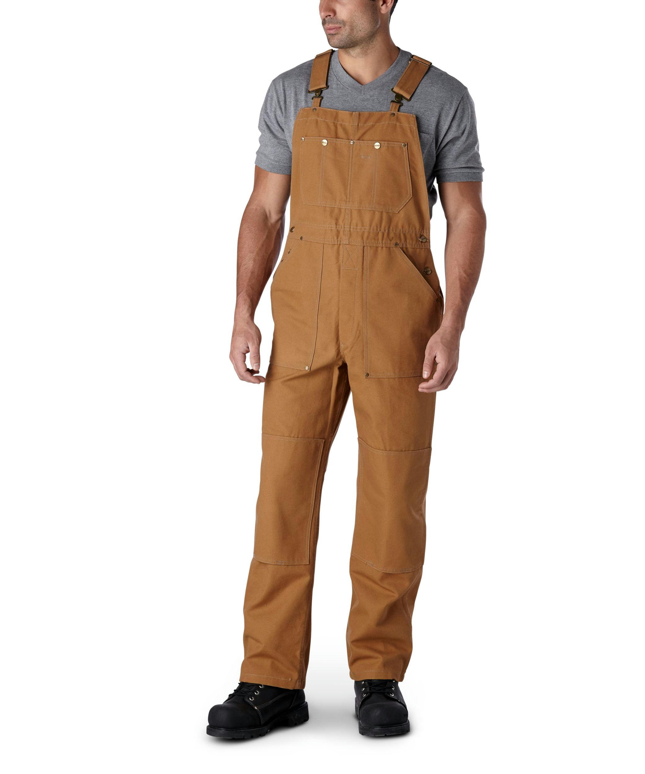 Dakota WorkPro Series Men's Unlined Duck Snag and Abrasion Resistant Bib Overall