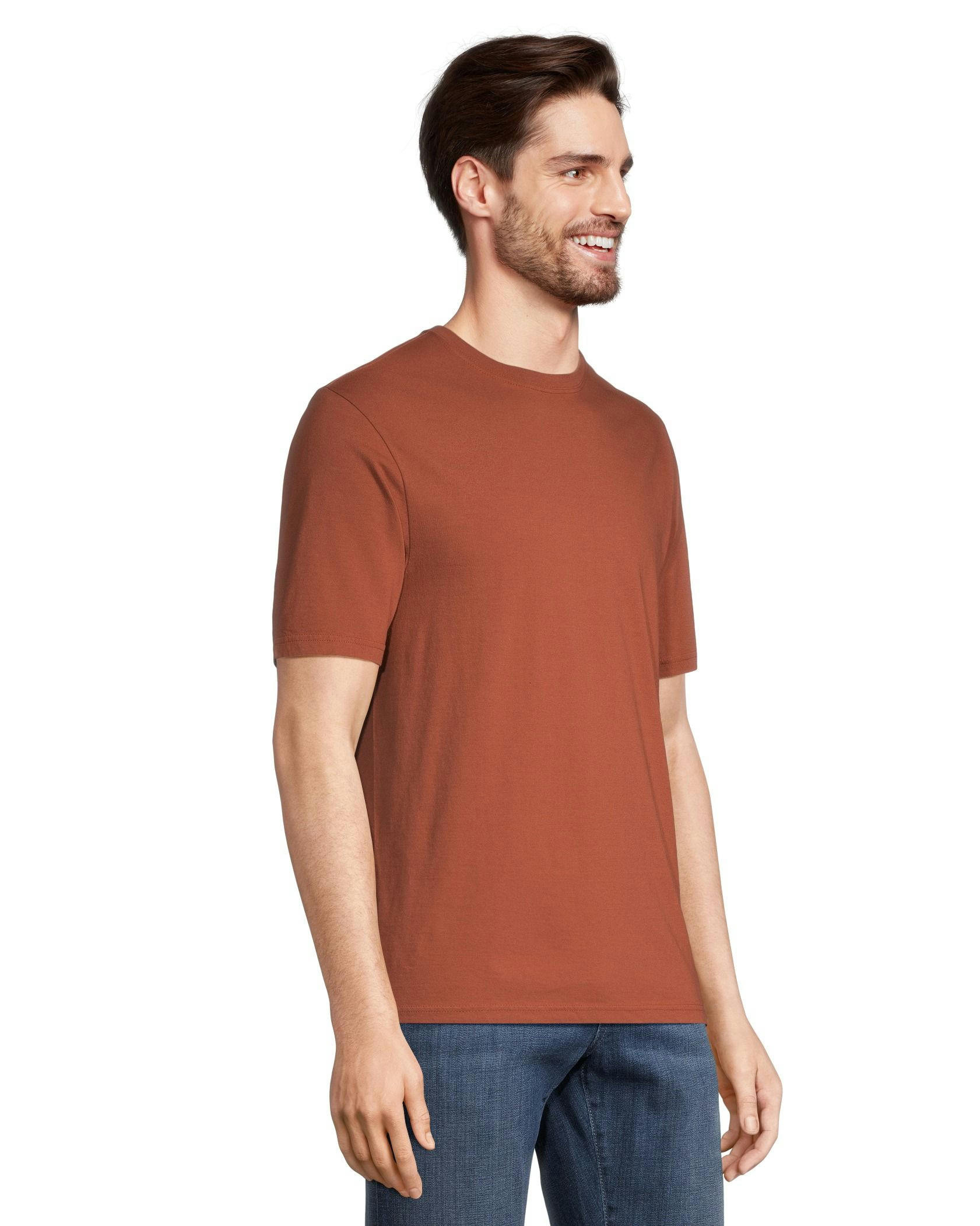 Denver Hayes Men's 50 Wash Classic Fit Crew Neck T Shirt