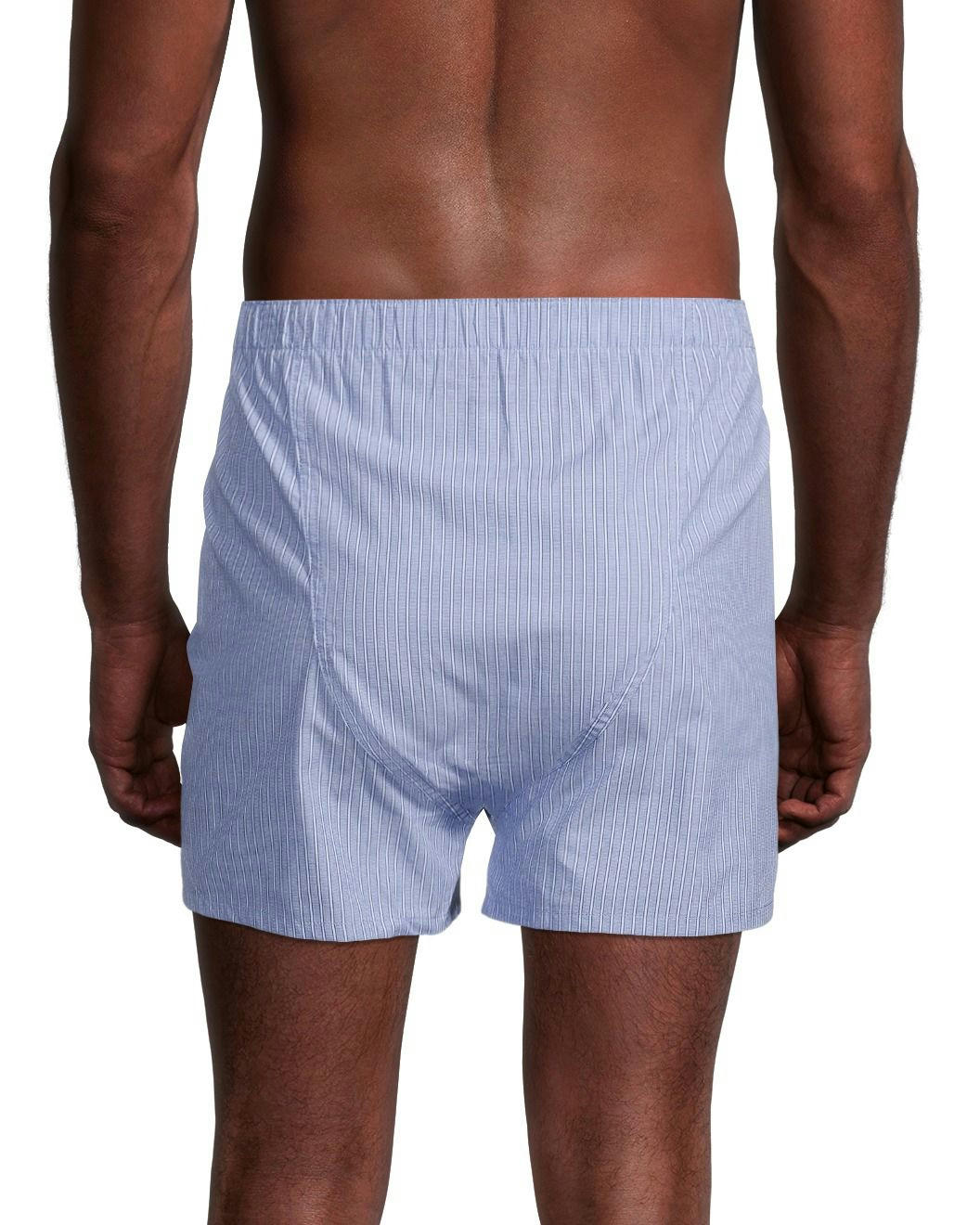 Denver Hayes Men's 3 Pack Classic Woven Boxer Underwear