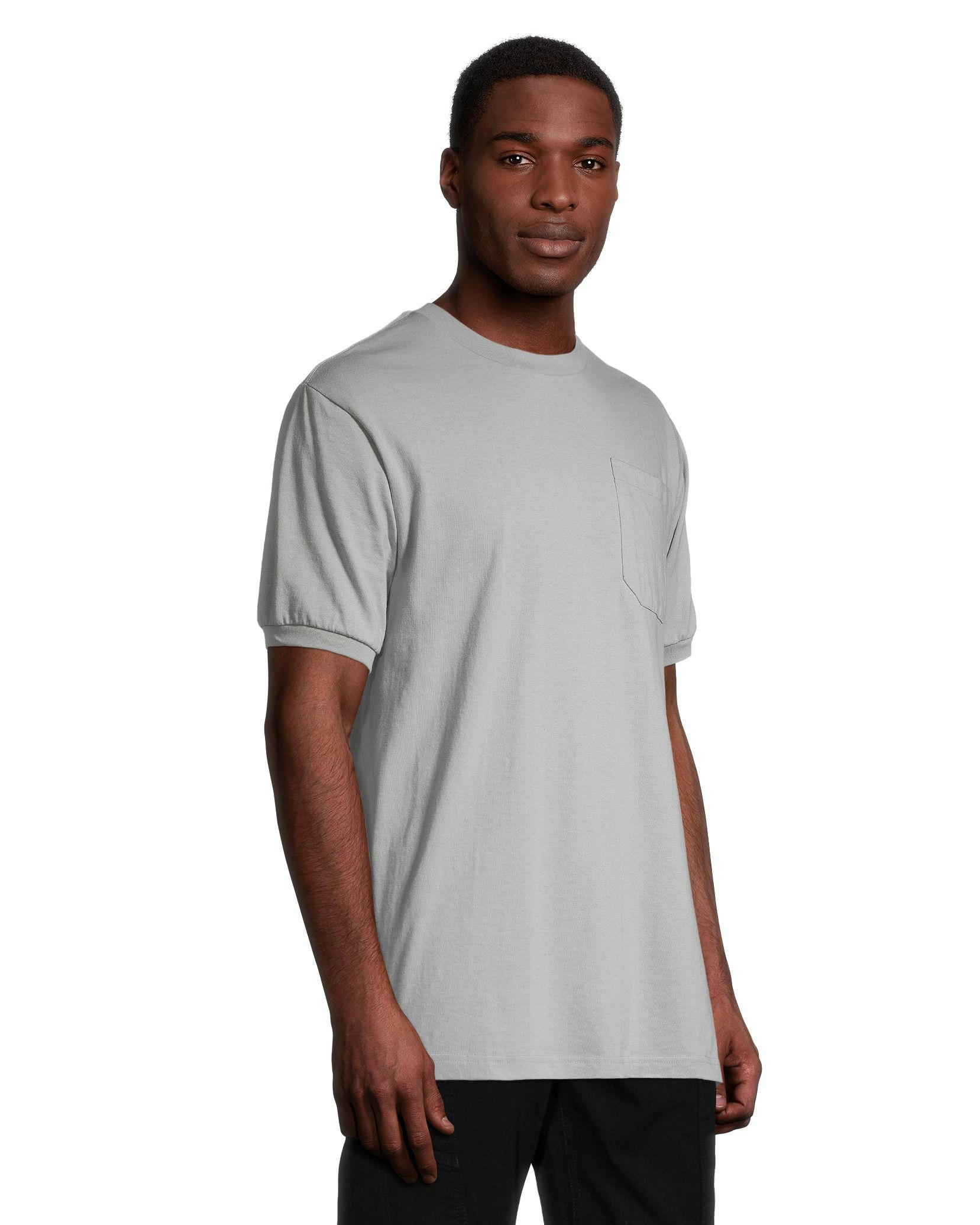 Aggressor Men's Crewneck Short Sleeve Solid Work T-Shirt With FRESHTECH