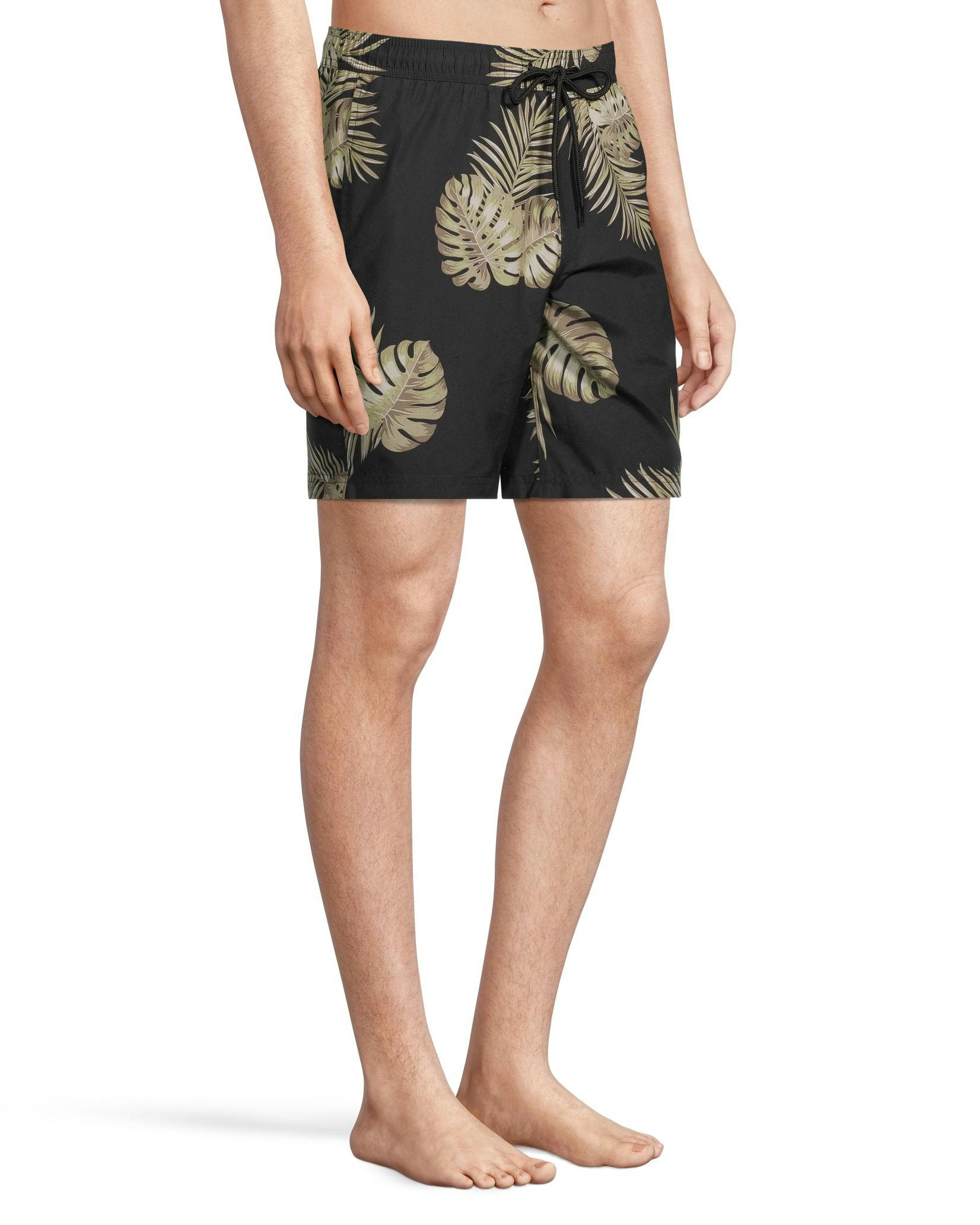 EXP Men's Camo Mid Rise Swim Shorts