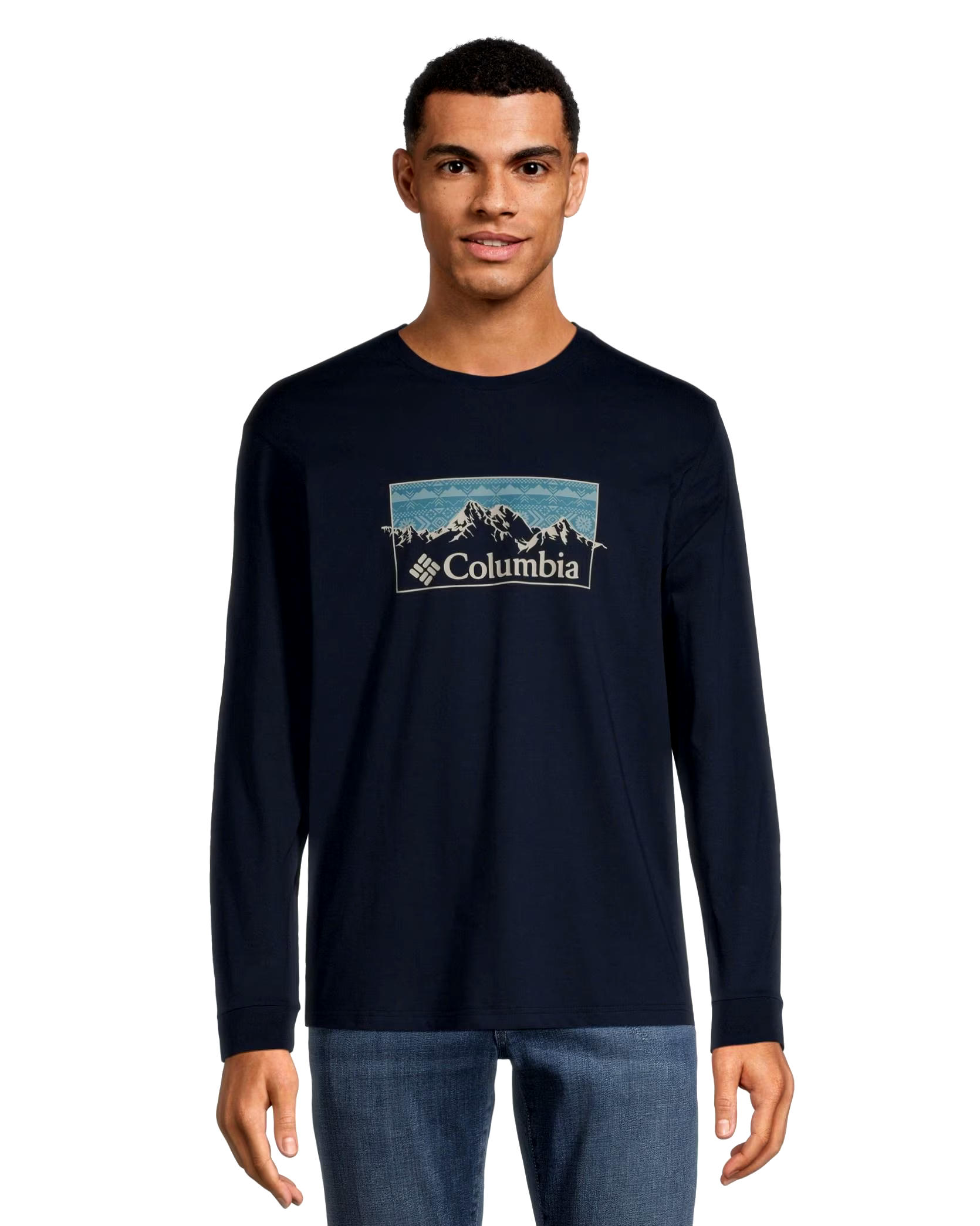 Columbia Men's Rockaway River Long Sleeve Graphic T Shirt
