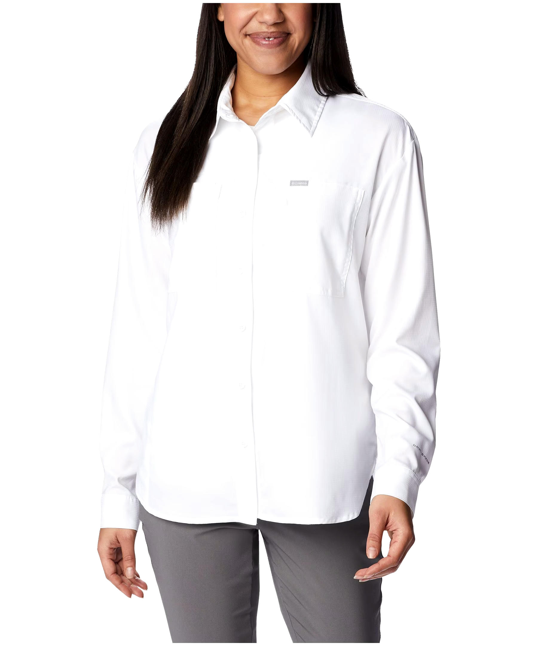 Columbia Women's Silver Ridge Omni-Shade Long Sleeve Shirt - Plus Size