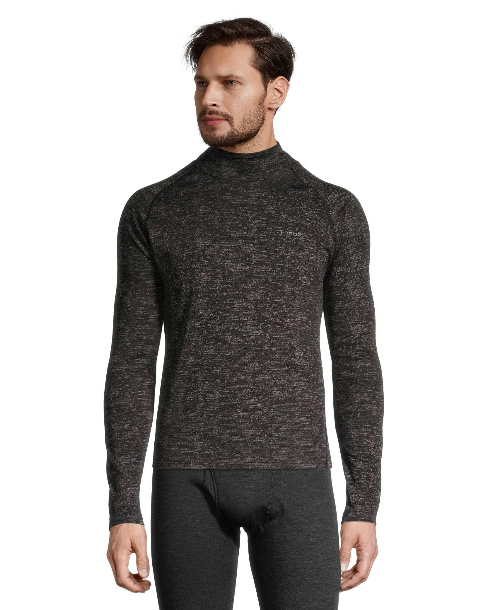 WindRiver Men's T-Max Mock Neck Baselayer Top