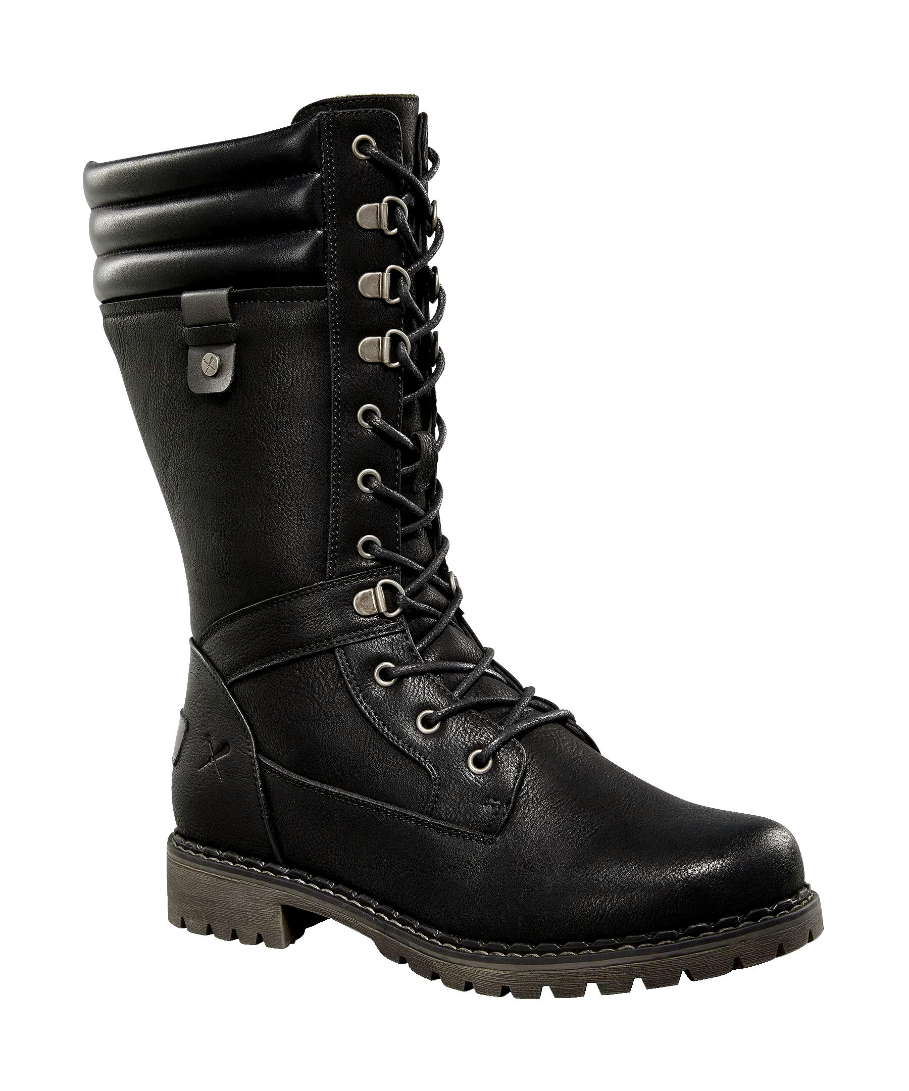 Denver Hayes Women's Laura Low Lug Sole Lace-Up Boots