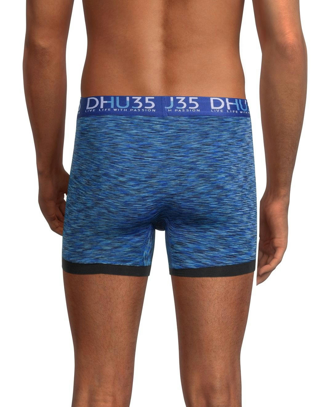 Denver Hayes Men's 3 Pack Microfibre Space Dye Boxer Briefs Underwear