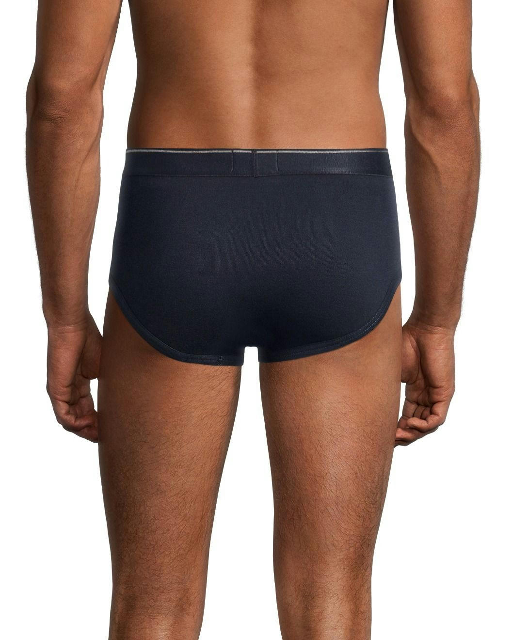 Denver Hayes Men's 3 Pack Yarn Dye Basic Briefs
