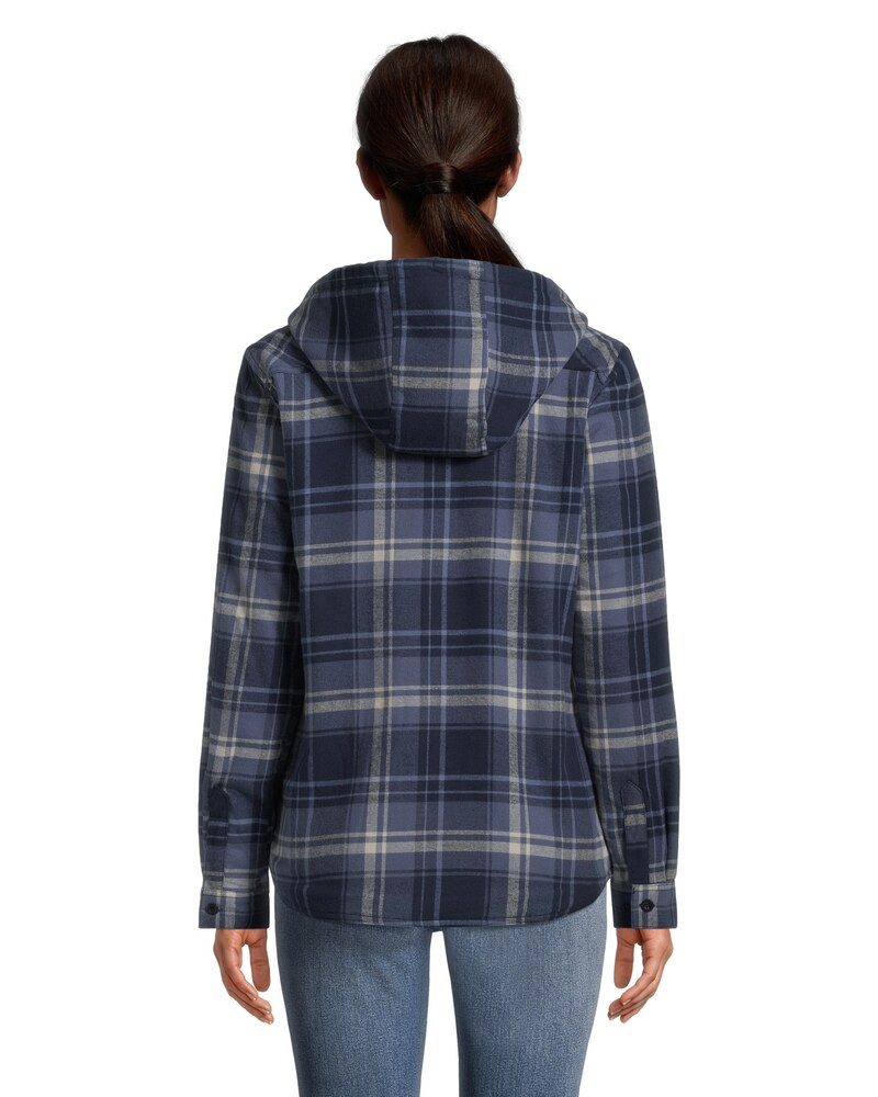 Tough Duck Women's Plush Pile-Lined Flannel Jacket