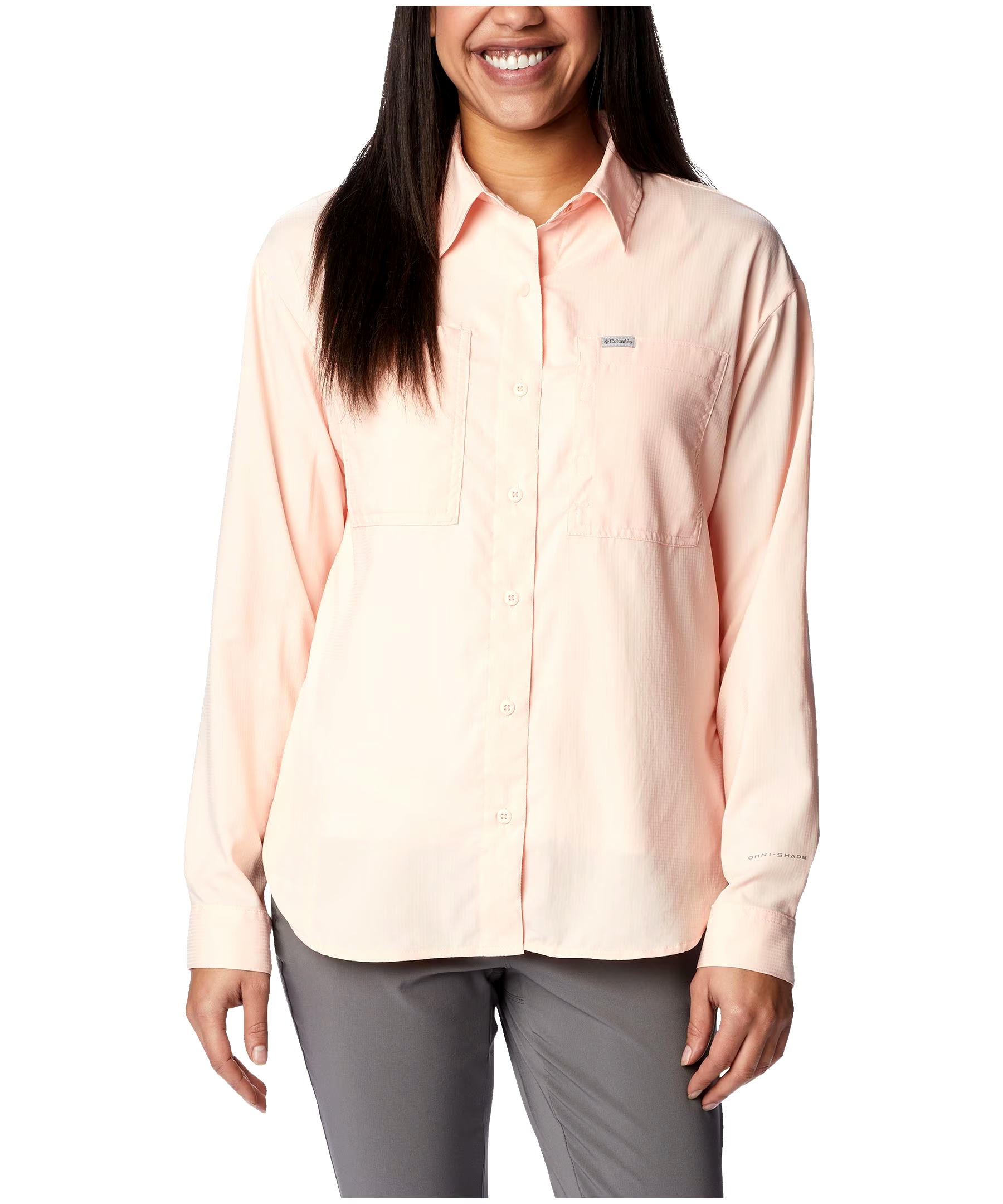 Columbia Women's Silver Ridge Omni-Shade Long Sleeve Shirt - Plus Size