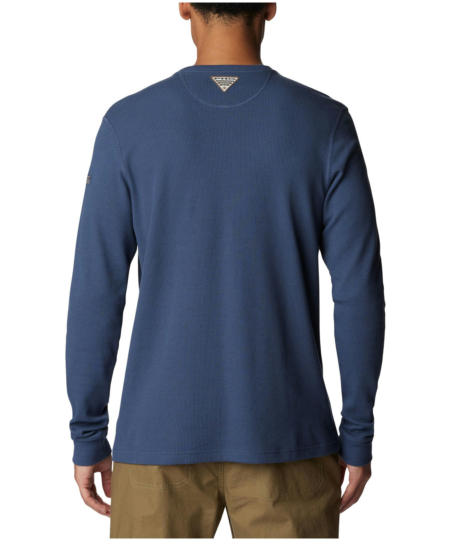 Columbia Men's Built For It Performance Hunting Gear Long Sleeve Waffle T Shirt