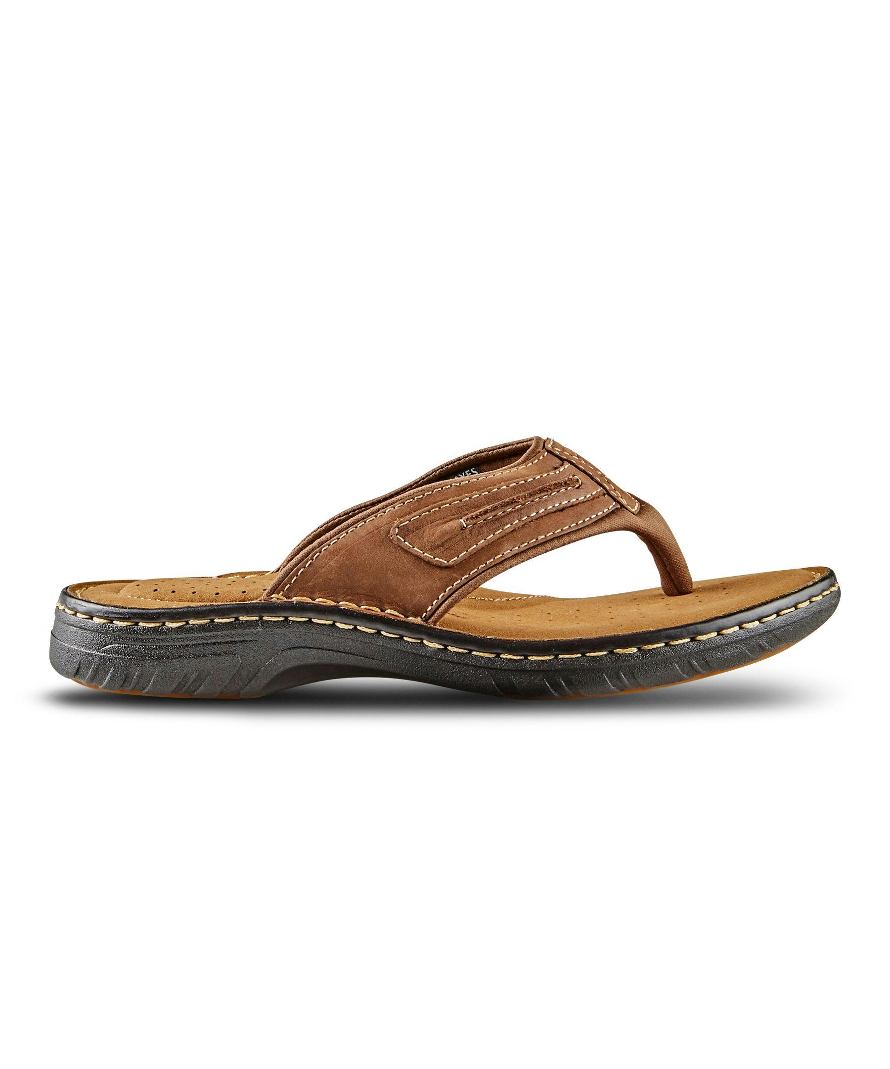 Denver Hayes Men's Parkdale Leather  Flip Flop