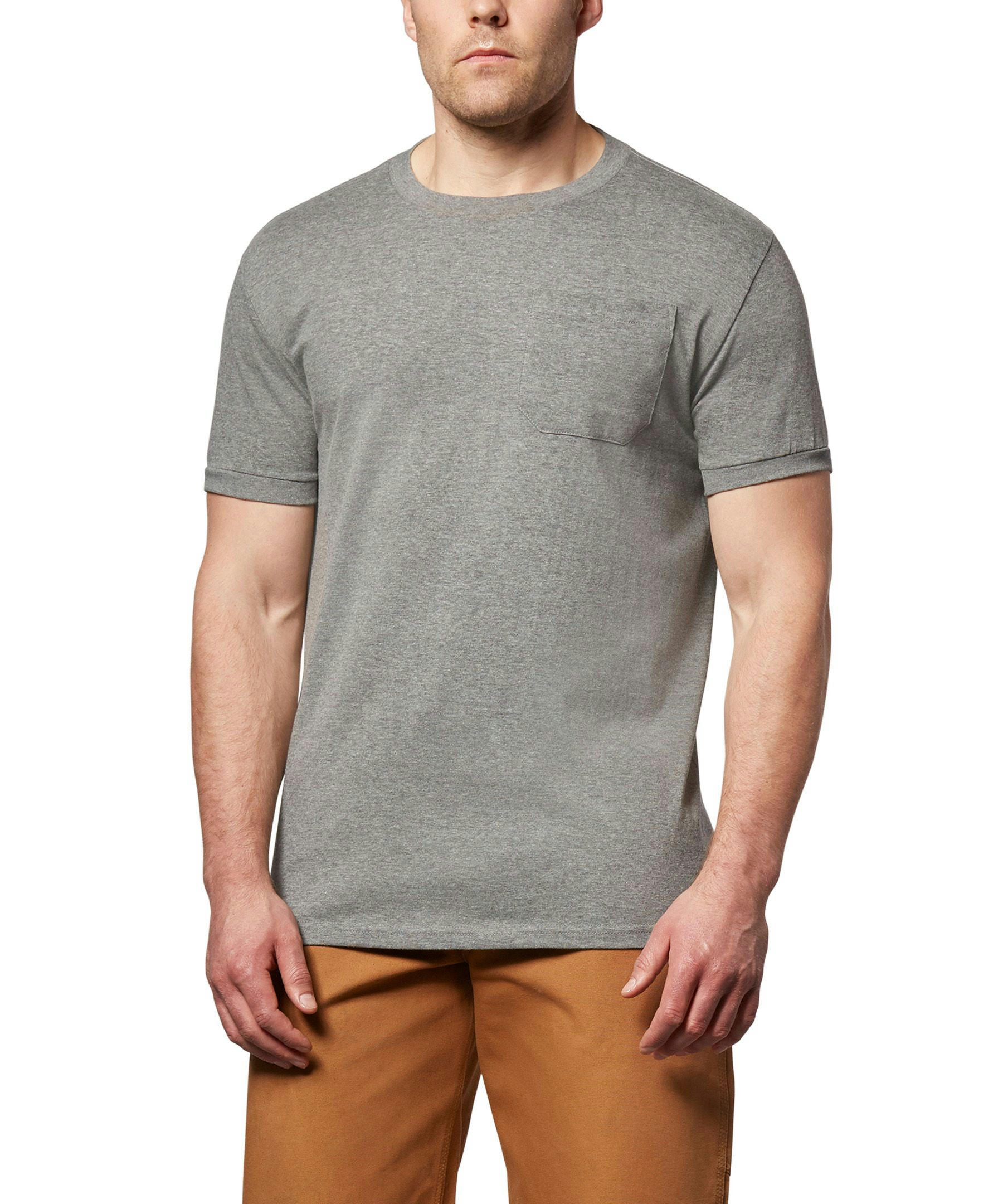 Aggressor Men's Crewneck Short Sleeve Work T-Shirt With FRESHTECH