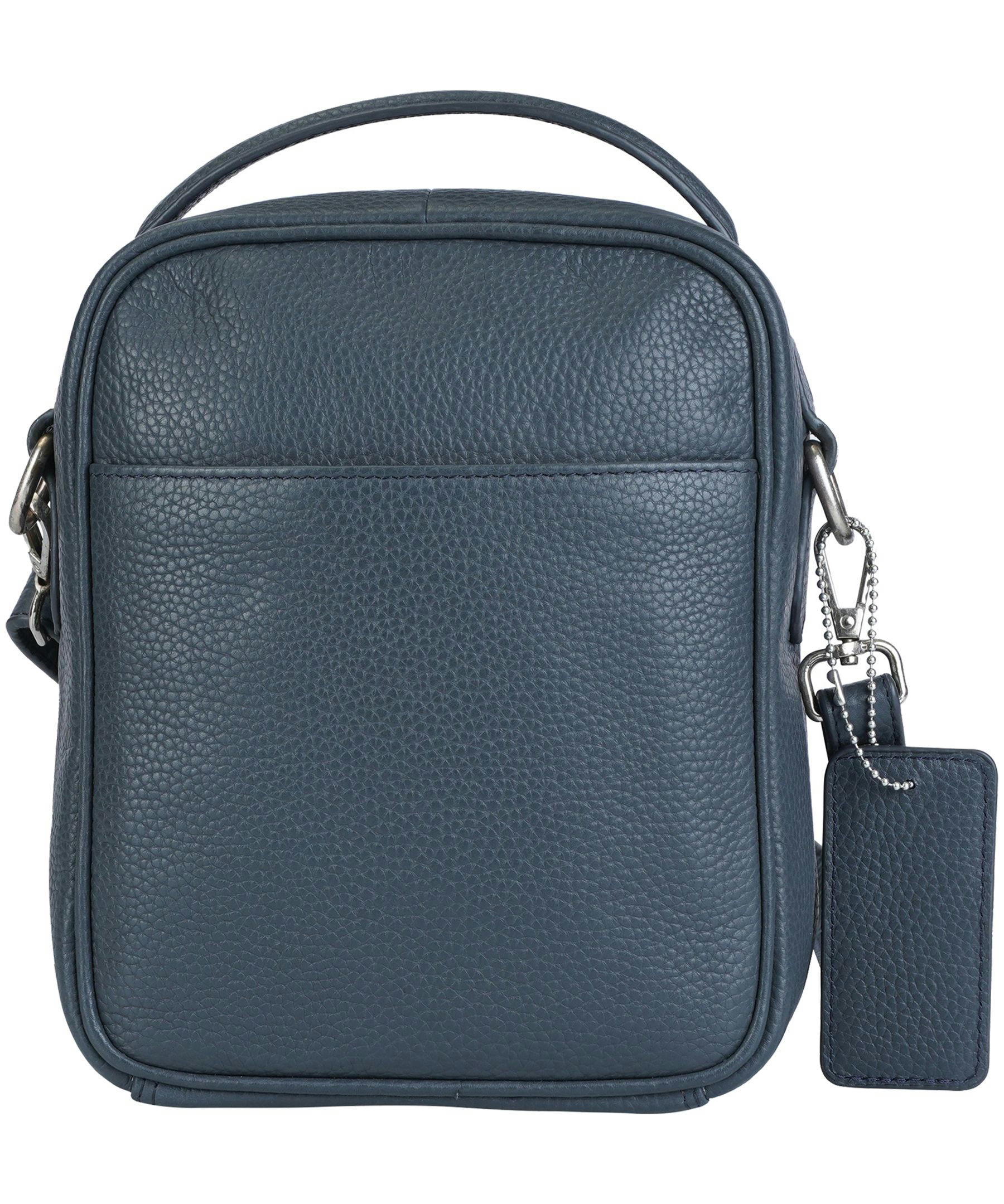 Mancini Leather Goods Women's Pebelled Daisy North/South Crossbody Bag