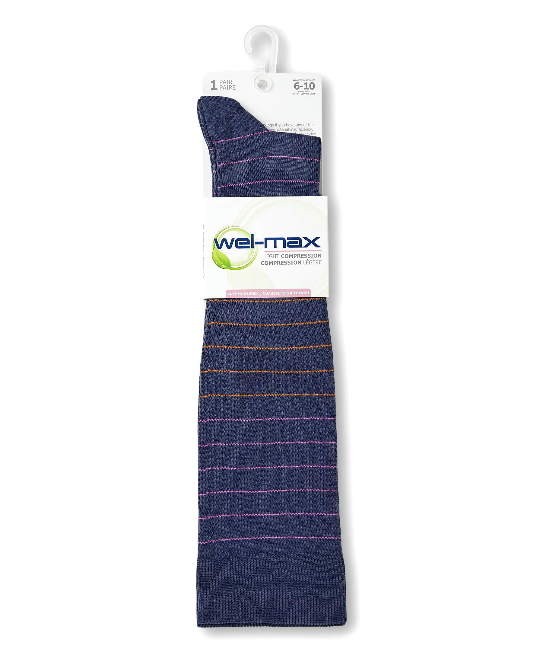 Wel-max Women's Light Compression Knee Length Socks