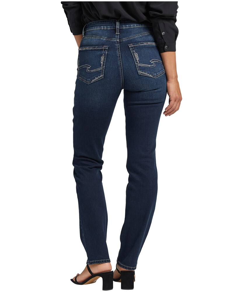 Silver Women's Avery High Rise Straight Leg Jeans