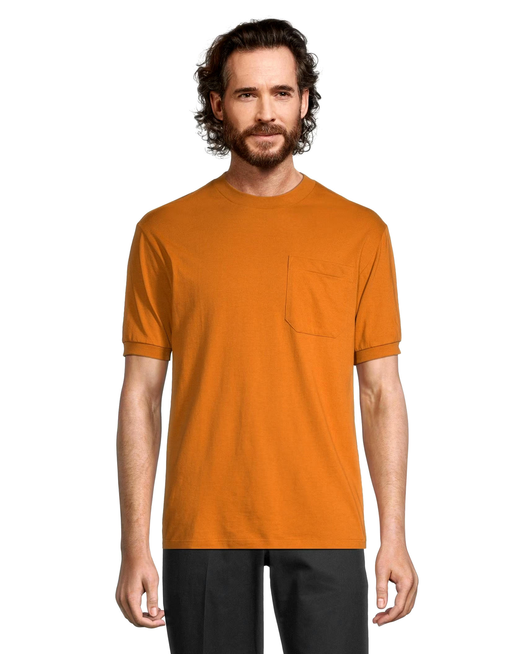 Aggressor Men's Crewneck Short Sleeve Solid Work T-Shirt With FRESHTECH