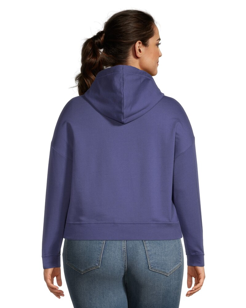 Bench Women's French Terry Cropped Hoodie Sweatshirt