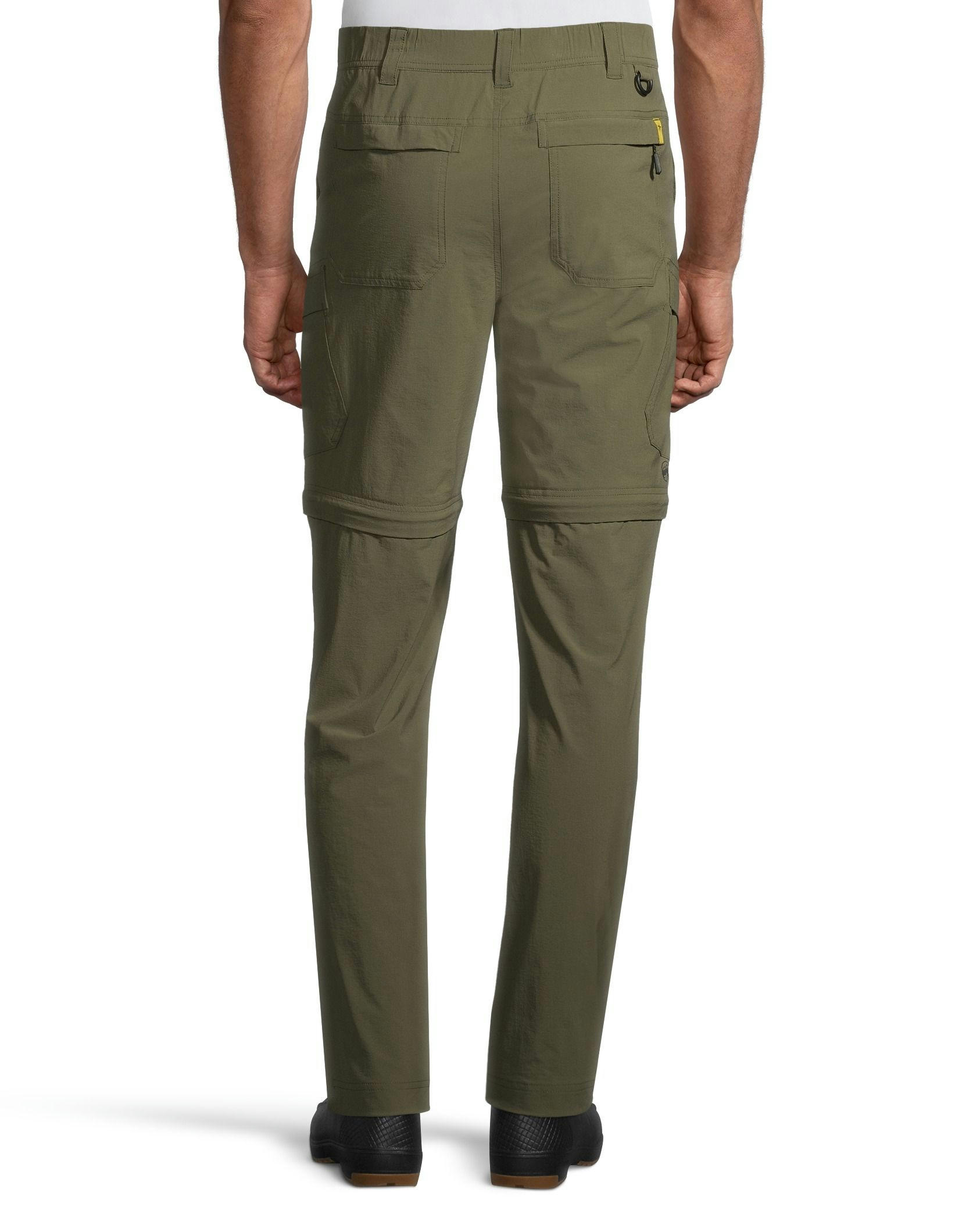 WindRiver Men's Tick and Mosquito Repellent UV Blocker Zip Off Pants