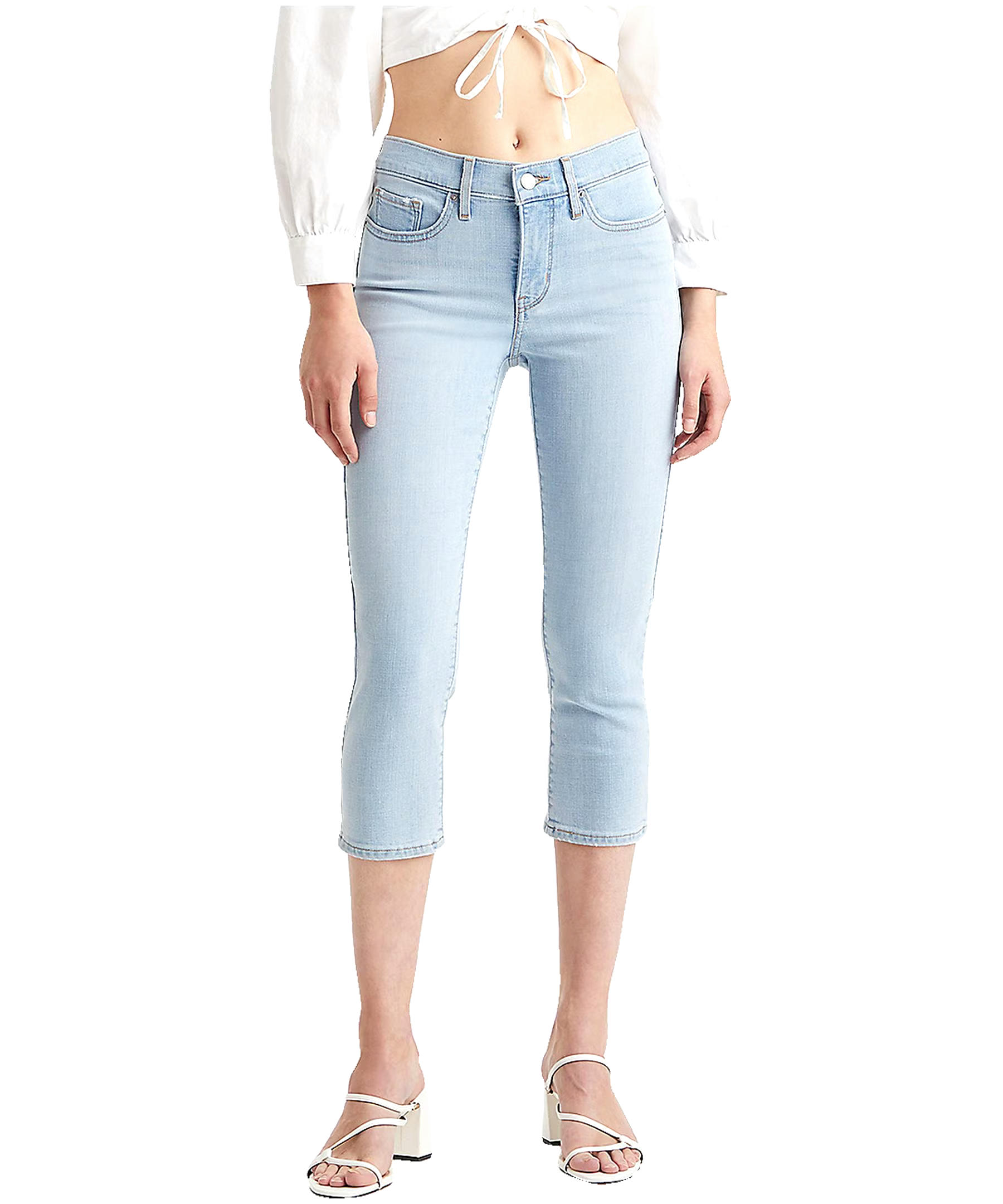 Levi's Women's 311 Shaping Skinny Mid Rise Capri Jeans