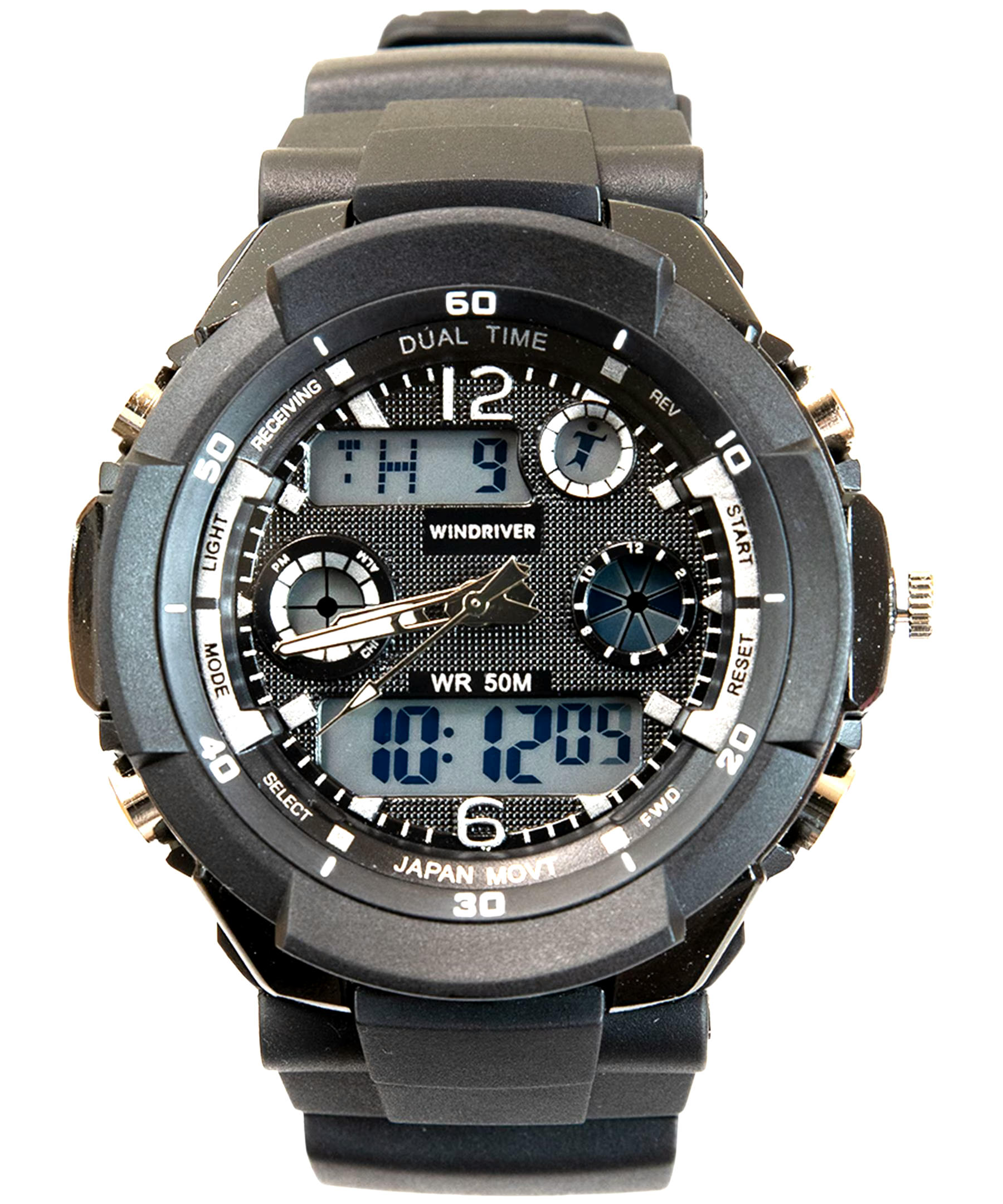 WindRiver Analogue Digital Water Resistant Watch