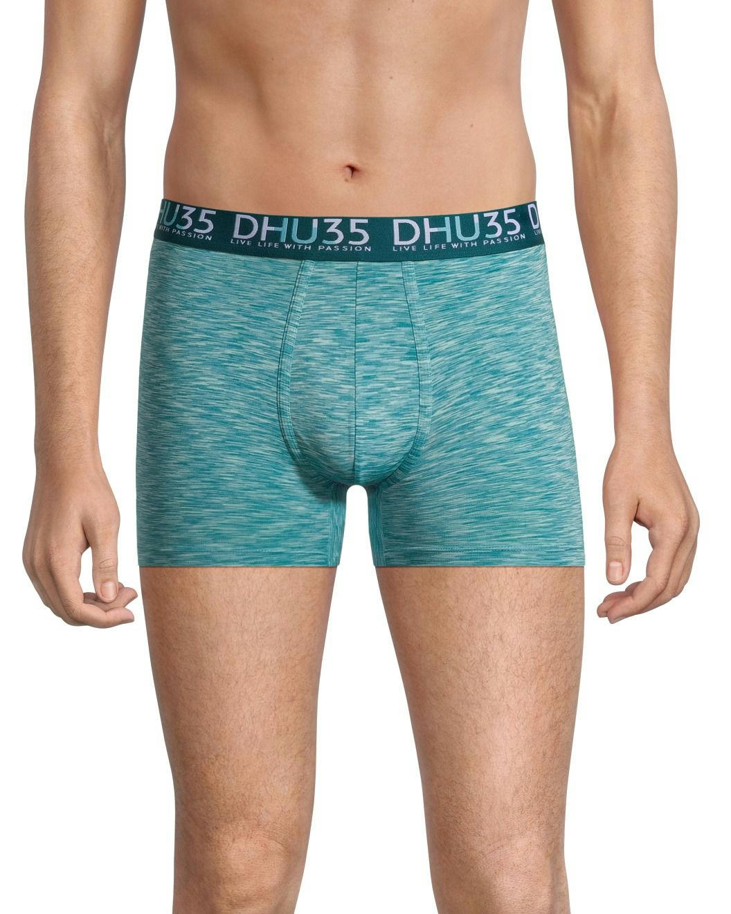 Denver Hayes Microfibre Fashion Space Dye Boxer Briefs, 3 Pack