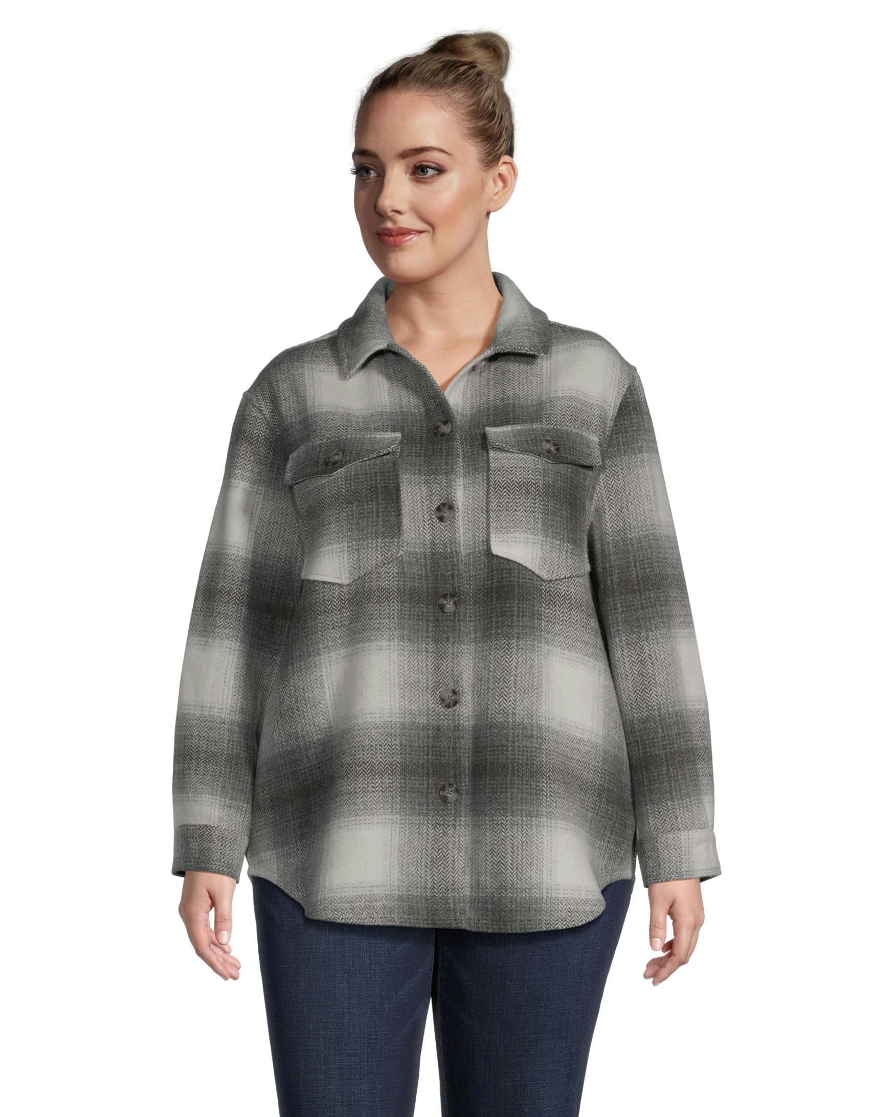 Denver Hayes Women's Core Button Front Shacket