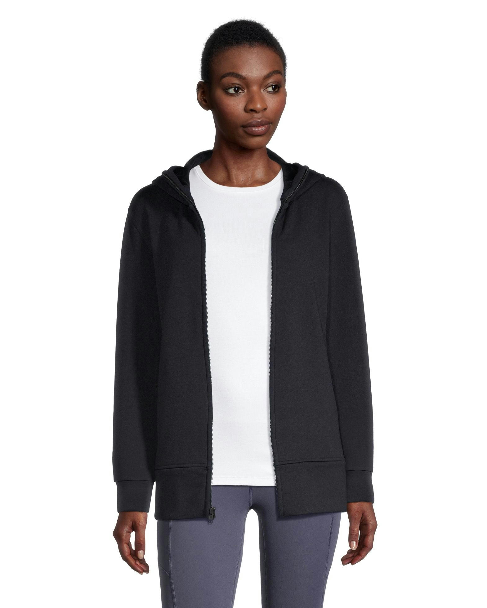 Shambhala Women's Velour Lined Full Zip Hoodie