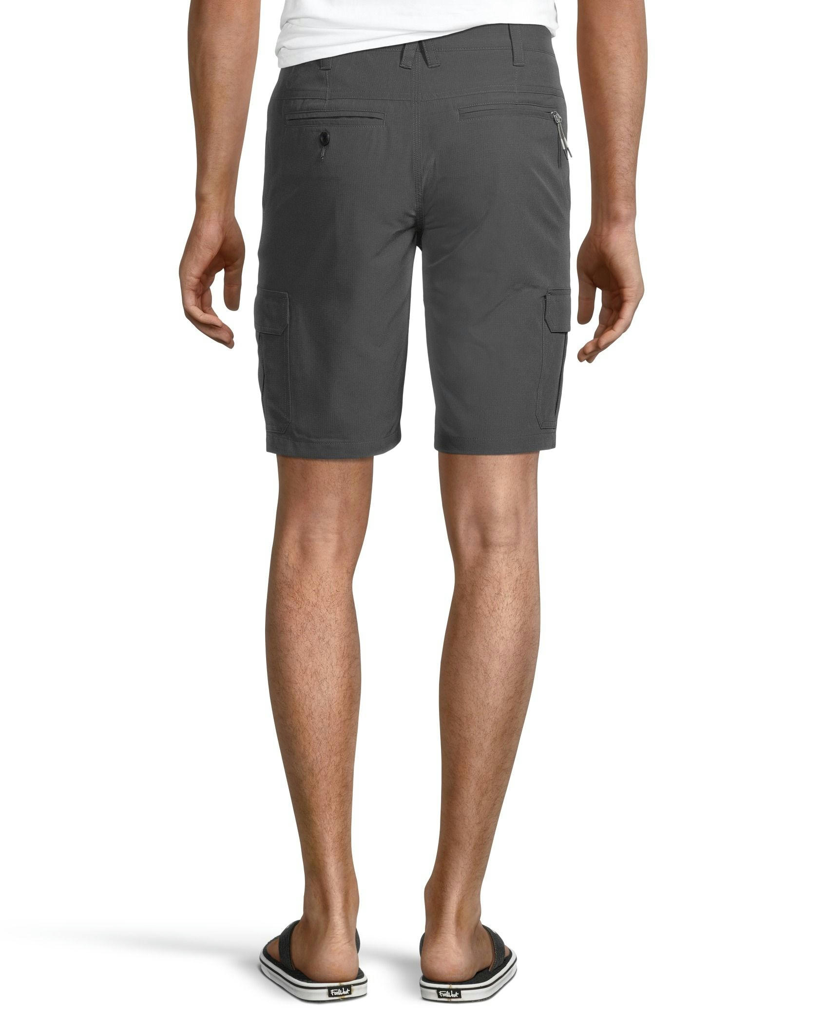 Men's Mid Rise Stretch Ripstop Quick Dry Cargo Hybrid Shorts