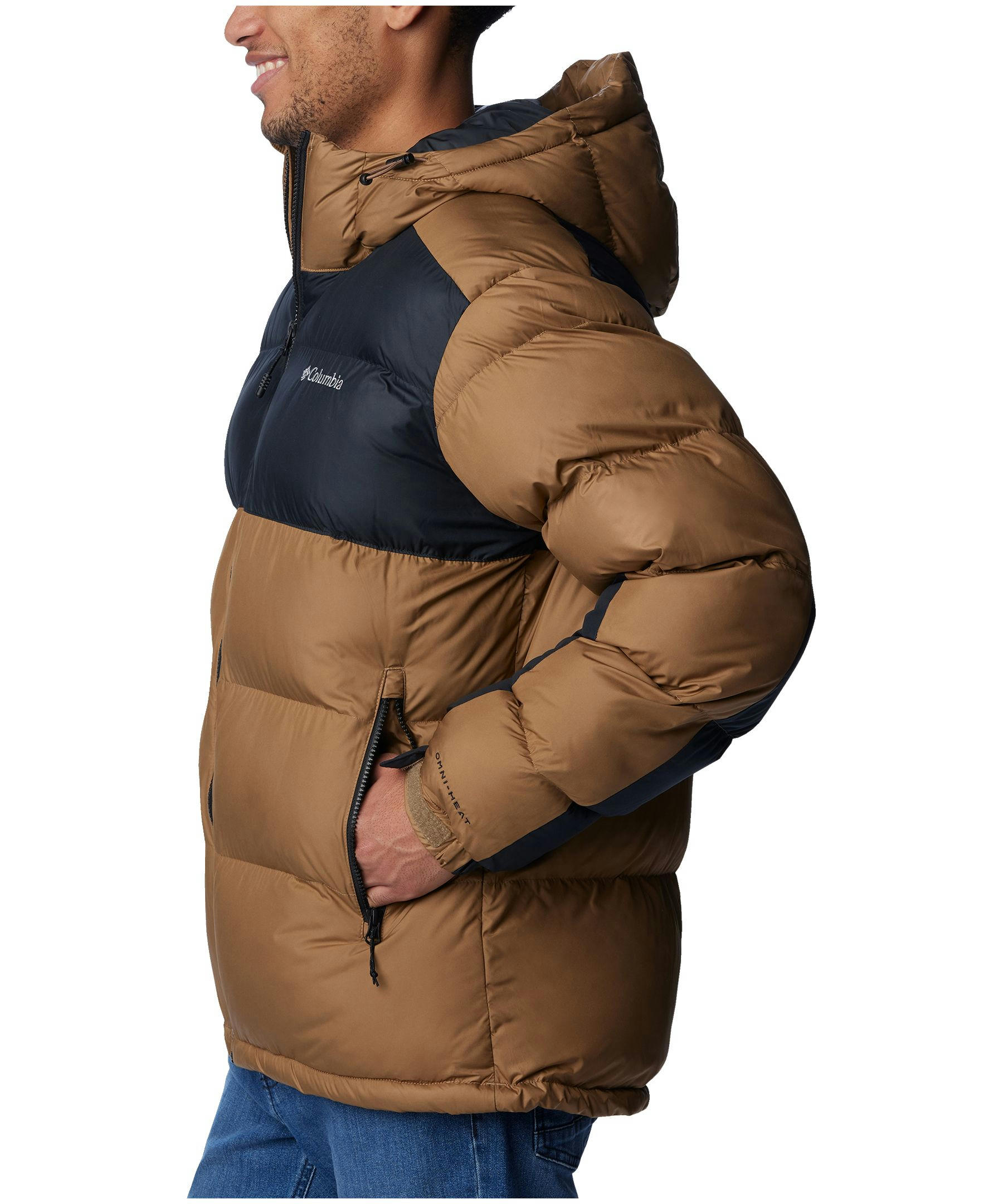 Columbia Men's Pike Lake II Omni-Heat Water Repellent Insulated Hooded Puffer Jacket