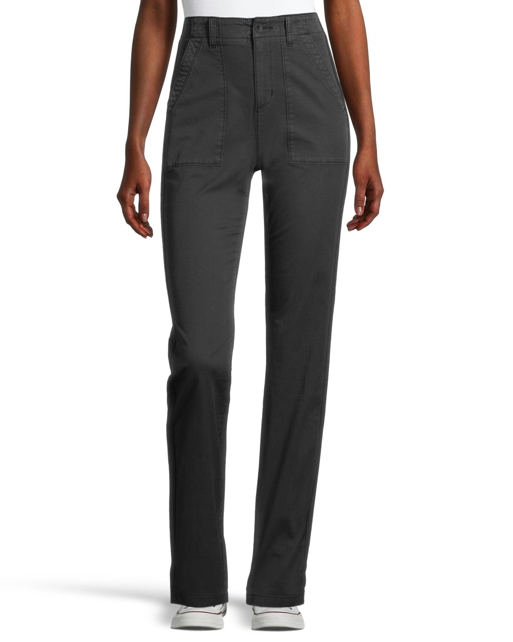 Denver Hayes Women's Garment Wash High Rise Pants