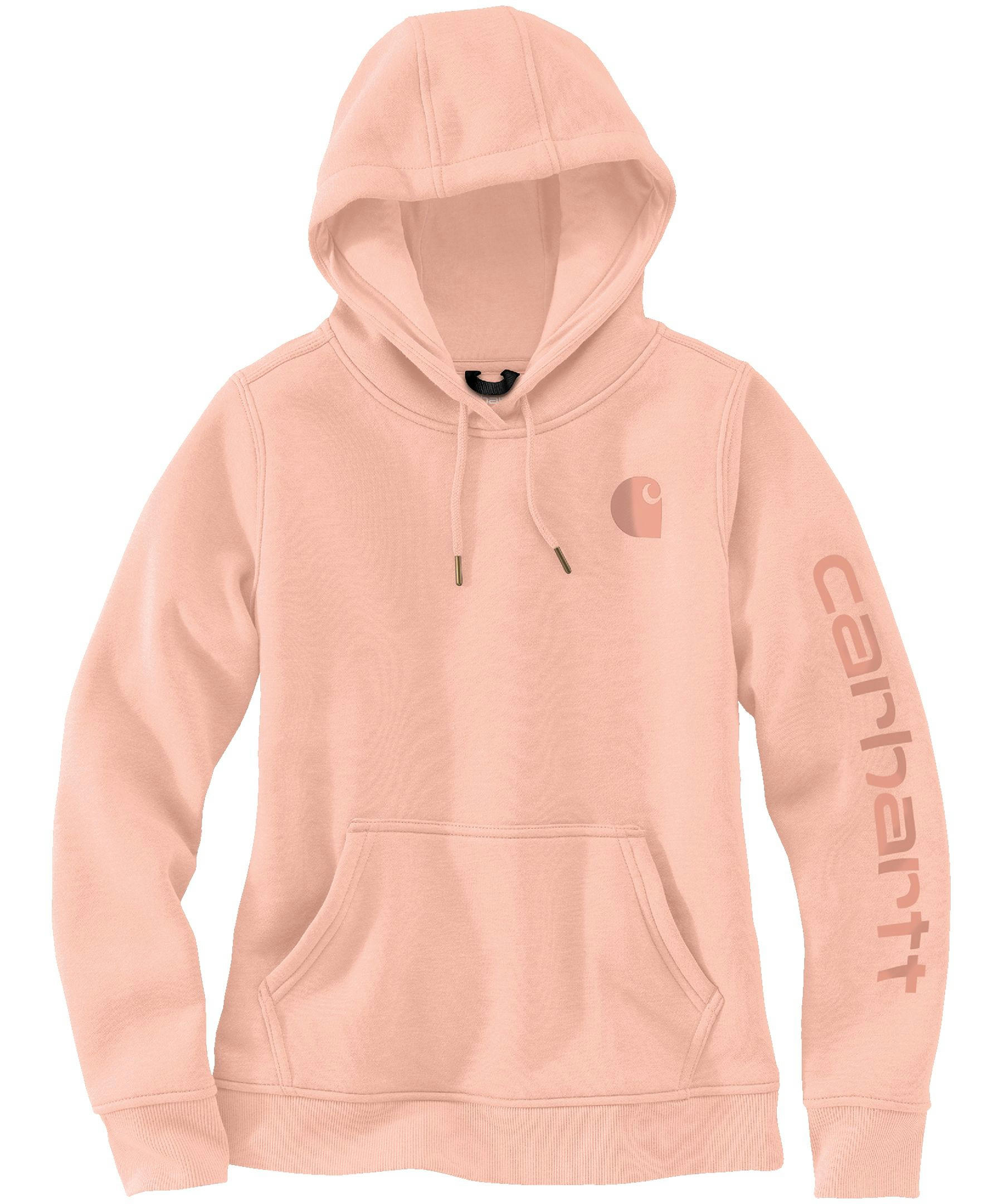 Carhartt Women's Relaxed Fit Sleeve Logo Graphic Hoodie