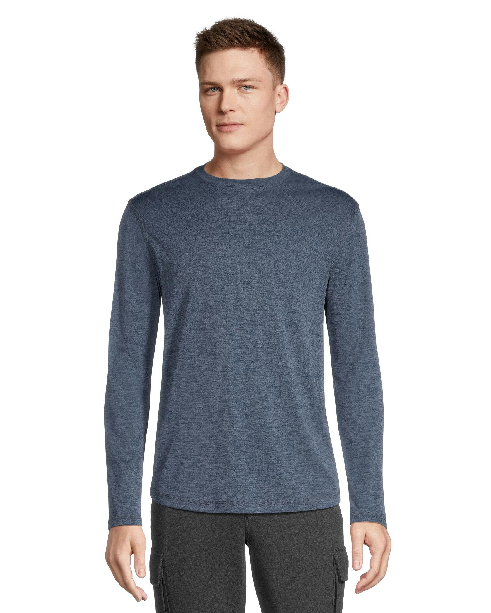 Matrix Men's Core Long Sleeve driWear FreshTech Crewneck T Shirt
