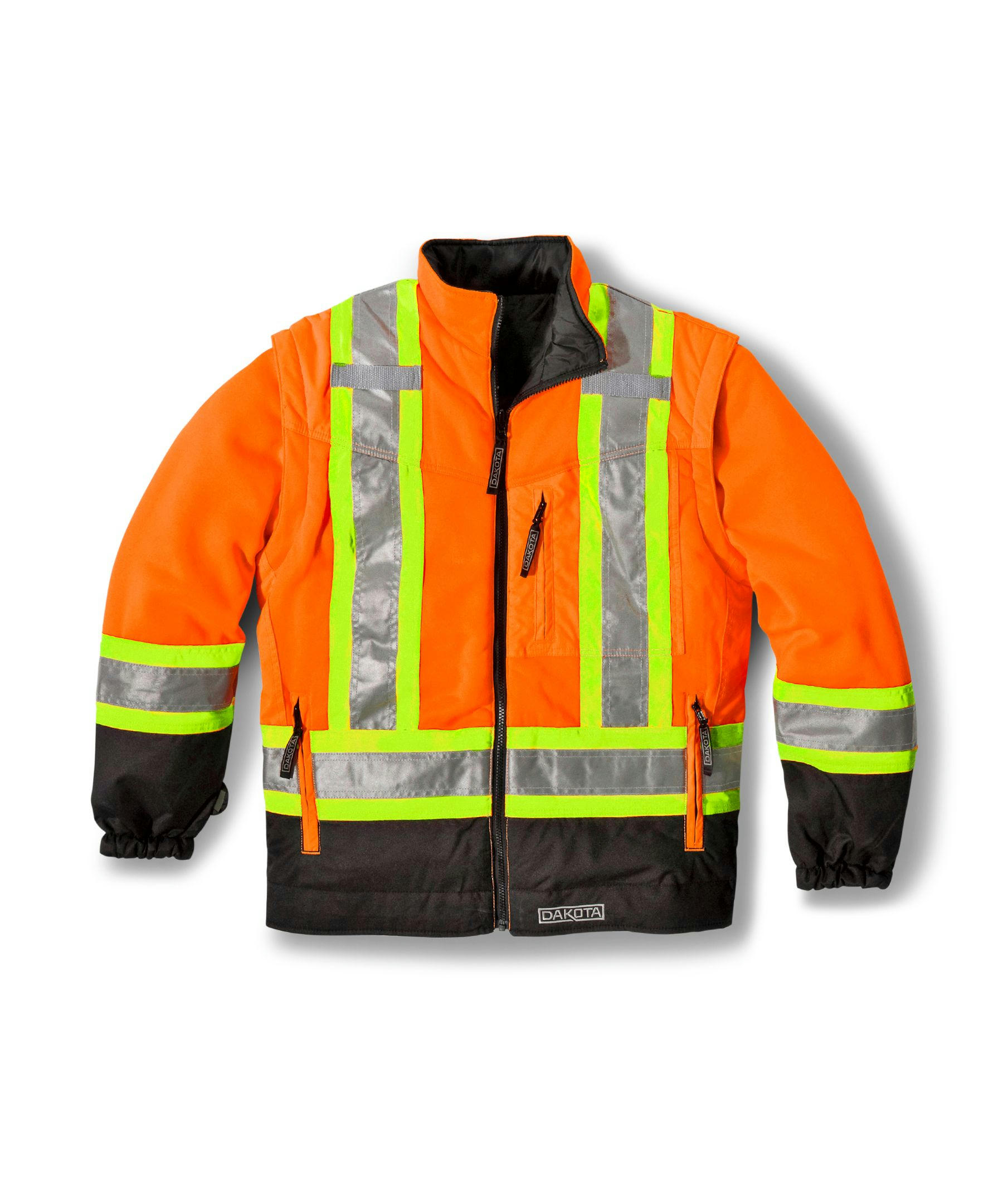 Dakota WorkPro Series Men's Hi-Visibility 7-In-1 T-MAX Lined Jacket
