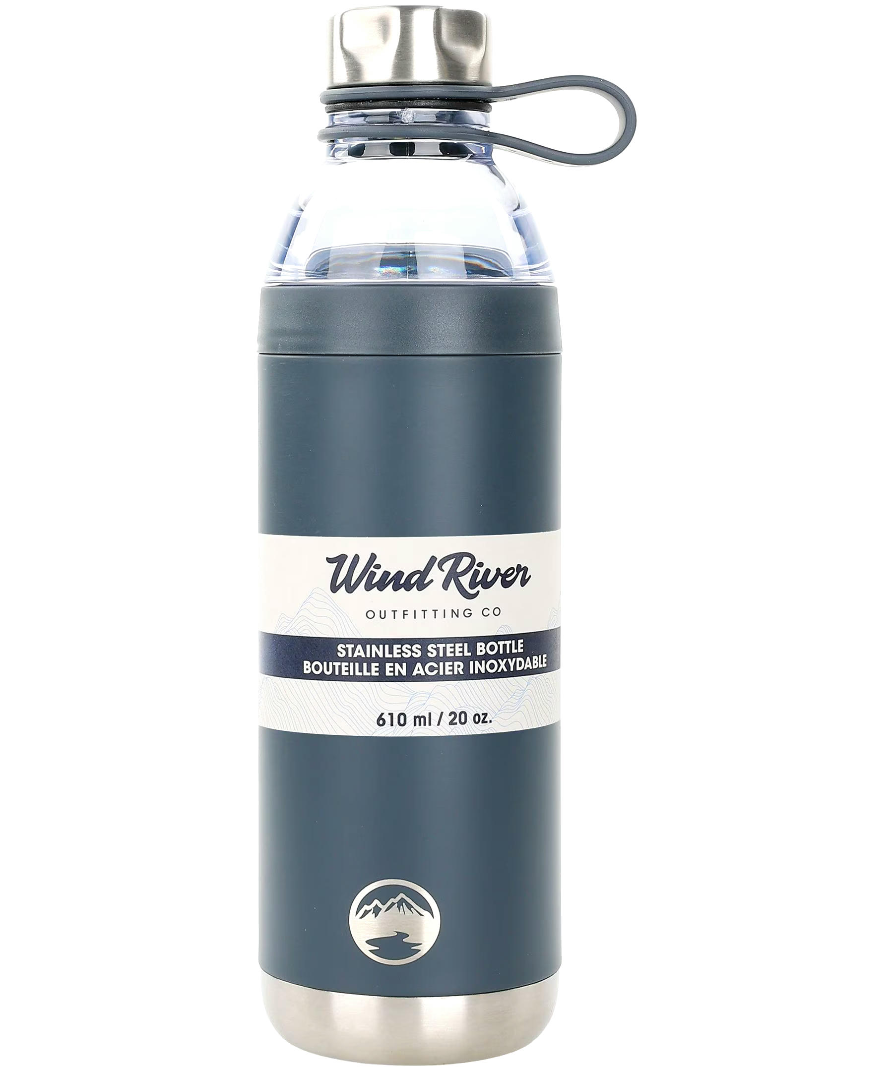 WindRiver 20 oz Dual Opening Stainless Steel Bottle