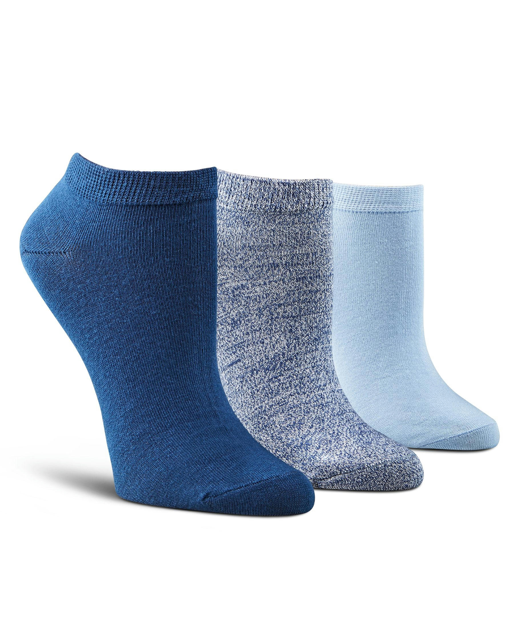 Denver Hayes Women's 3-Pack Bamboo Low Cut Socks