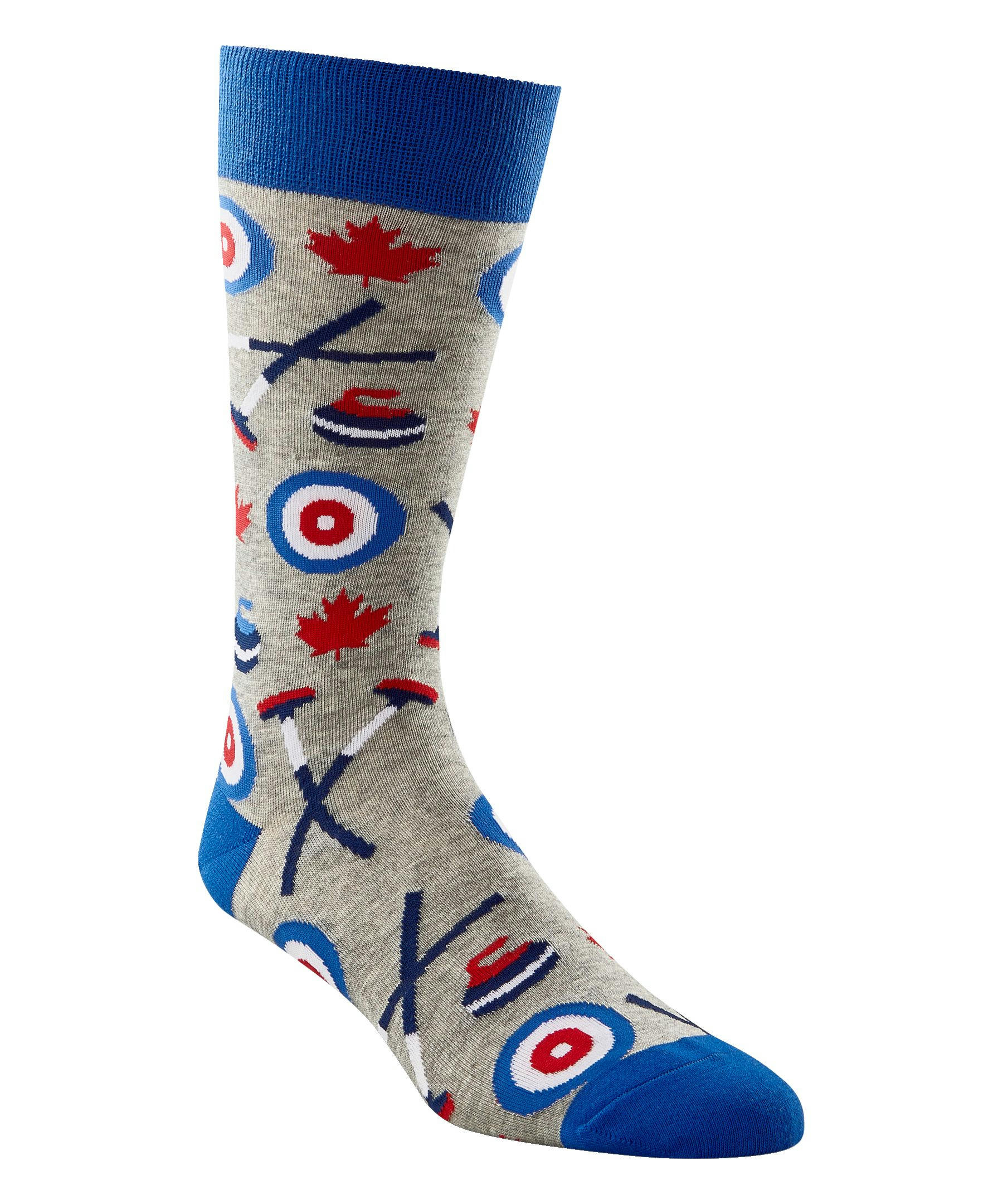 Denver Hayes Men's Novelty Sports Pattern Crew Socks
