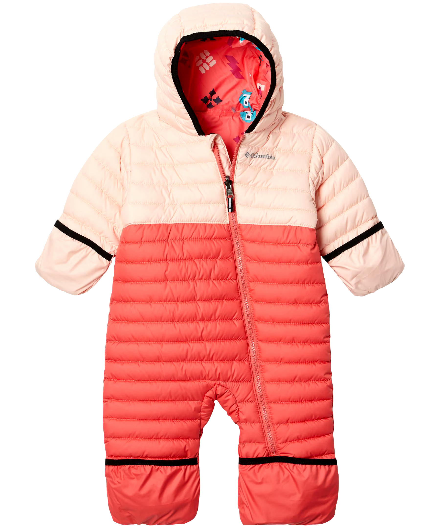 Columbia Infant Girls' Powder Lite Reversible Bunting Suit