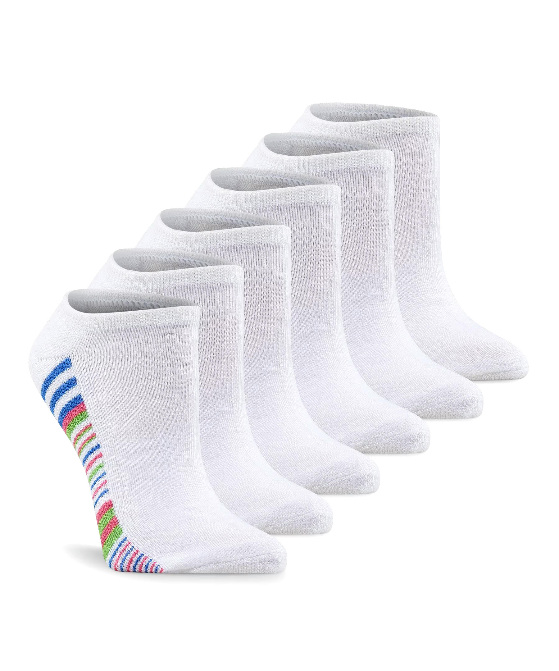 Converse Women's Half Cushion No Show Socks, 6 Pack