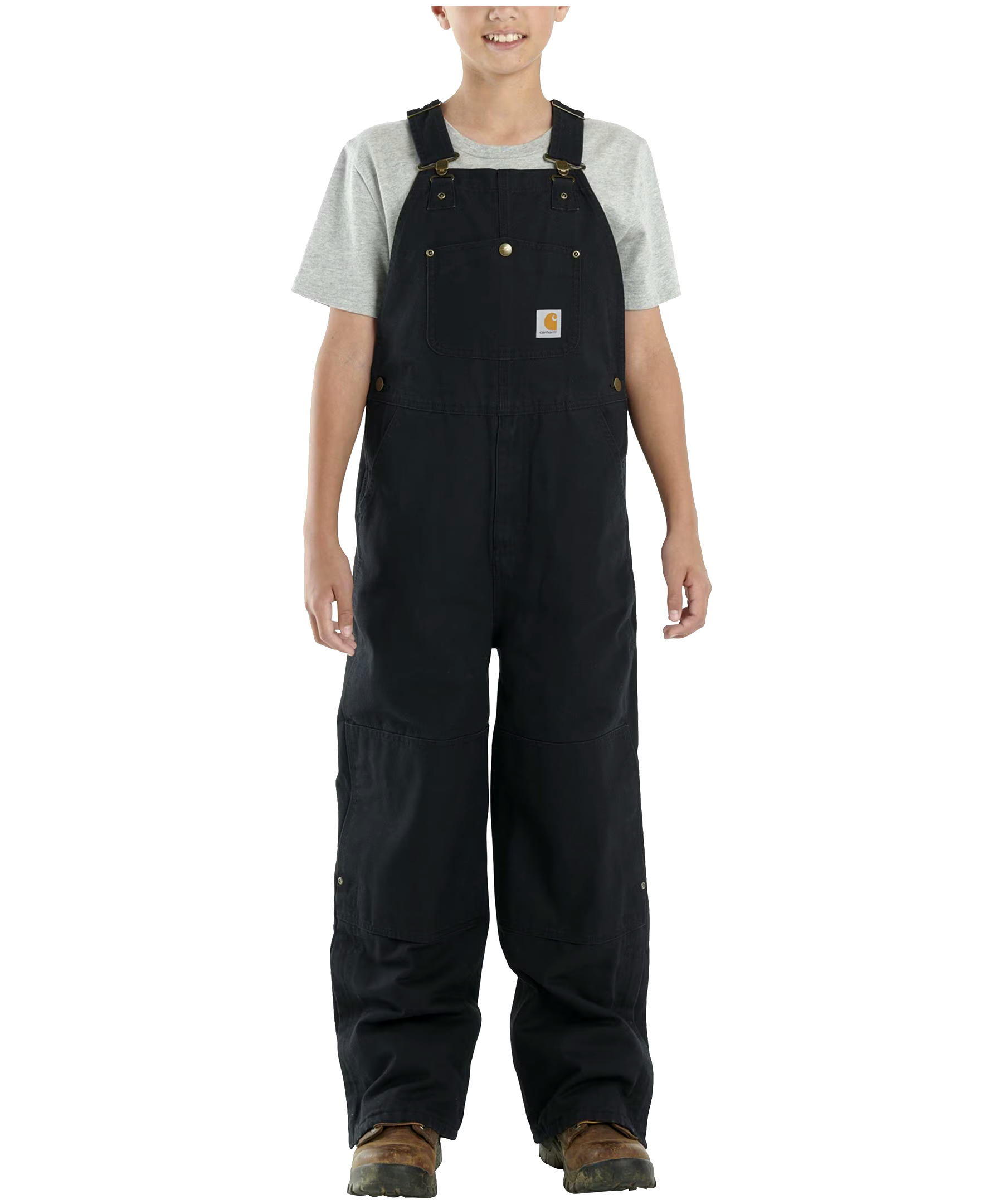 Carhartt Kids' Unisex Loose Fit Canvas Insulated Bib
