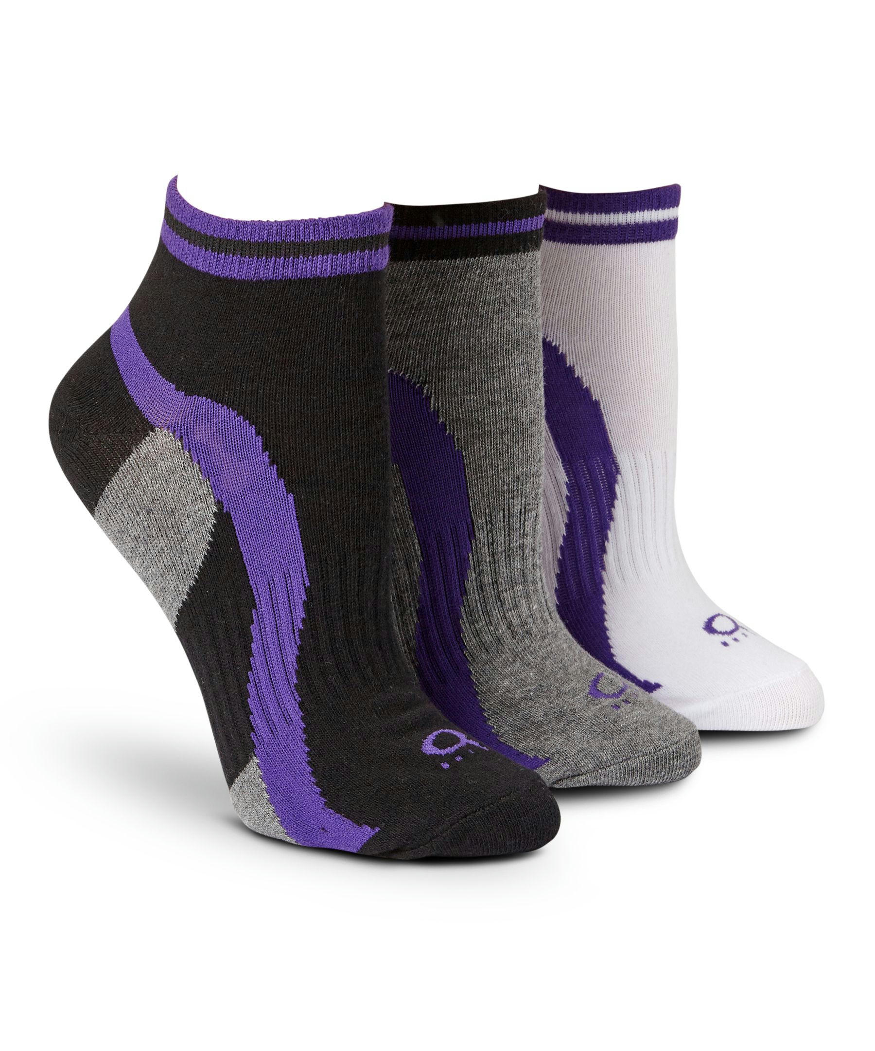 Shambhala Women's 3-Pack Arch Support Anklet Socks