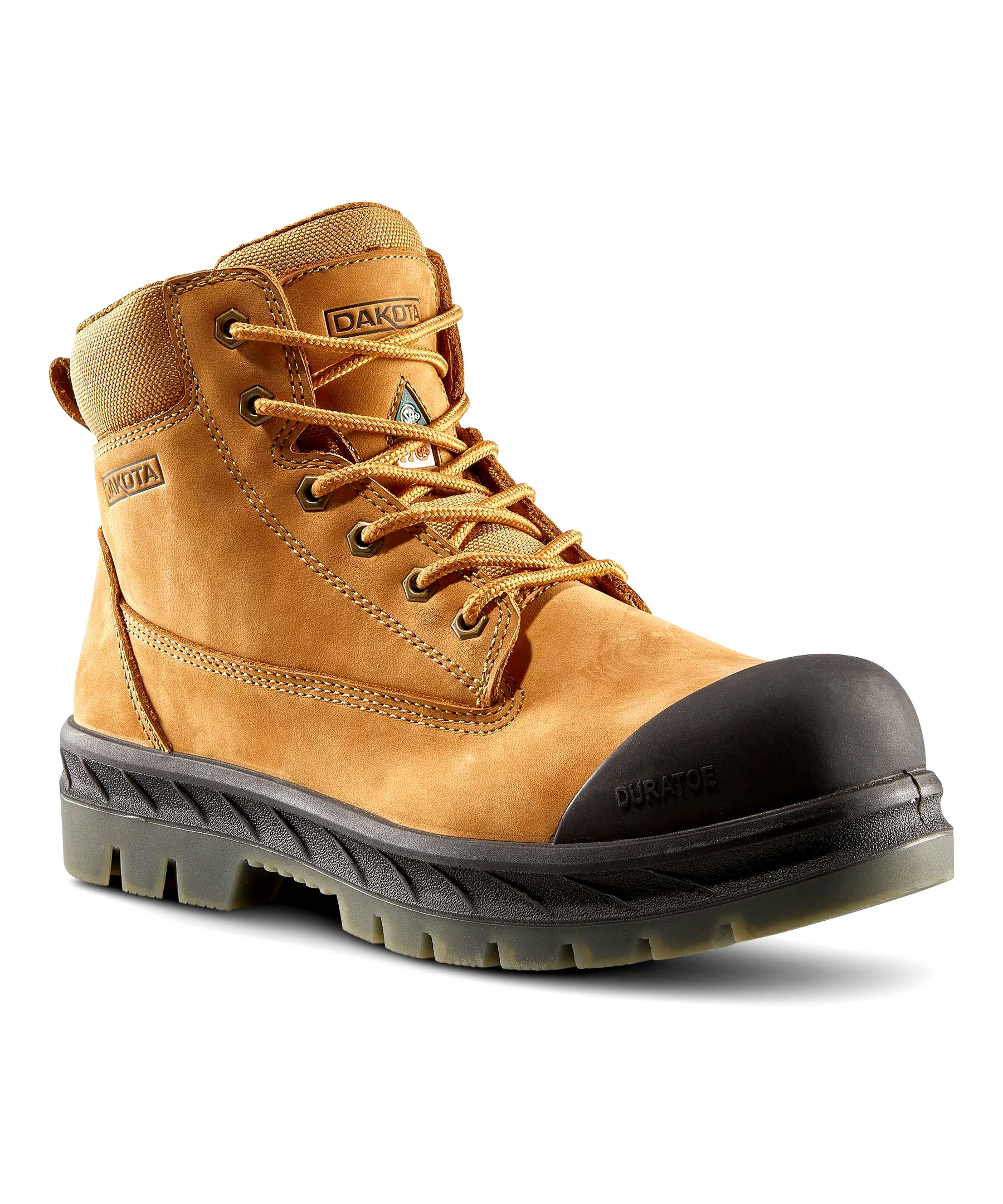 Dakota WorkPro Series Men's  6 Inch Steel Toe Steel Plate 6518 Leather Safety Work Boots - Tan